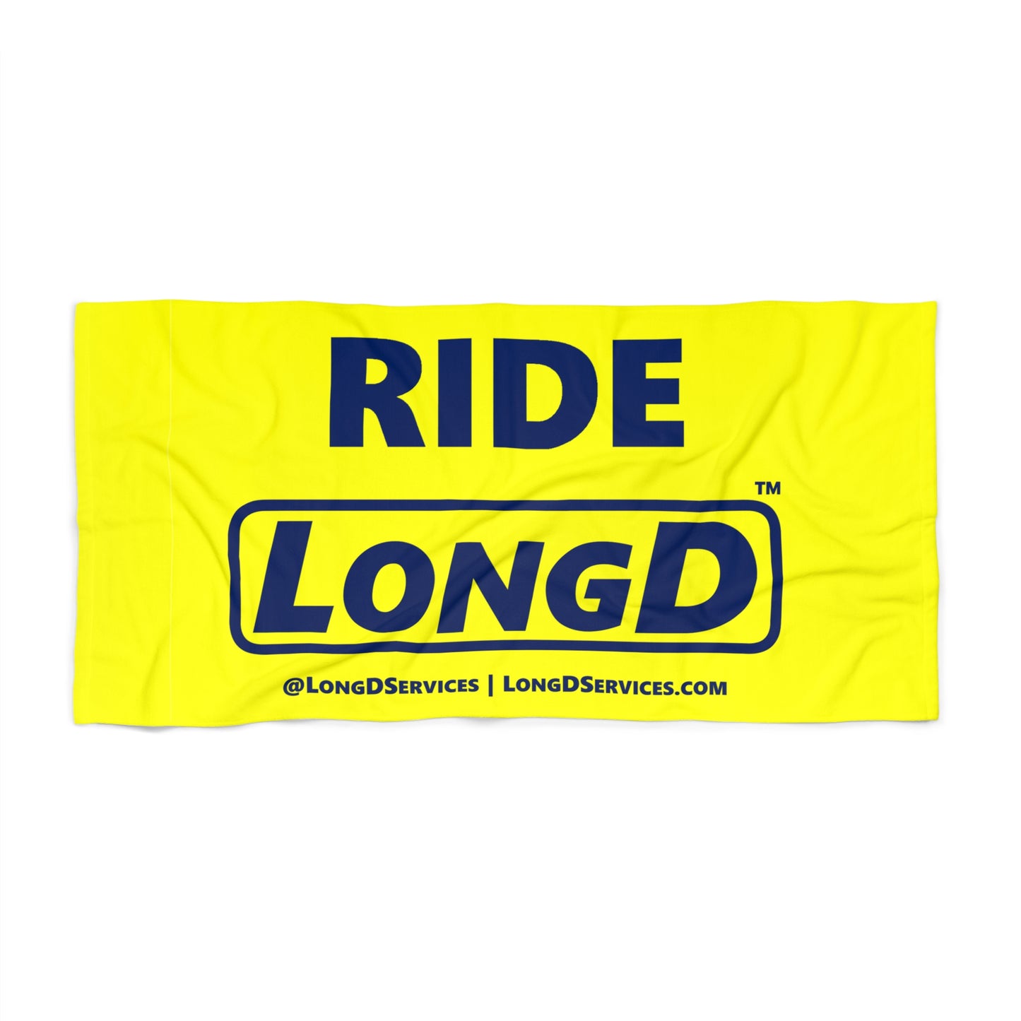 Ride LongD Logo Beach Towel
