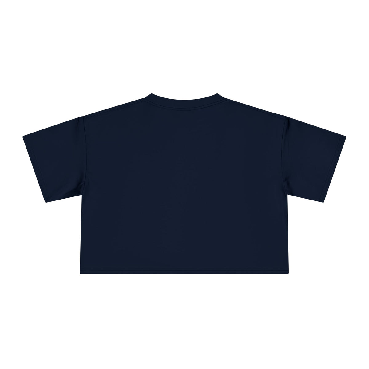I pumpkin LongD Chicago positive 12-striped logo crop tee