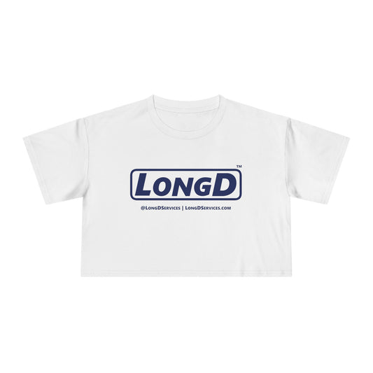 LongD Logo Women's Crop Tee (positive official)