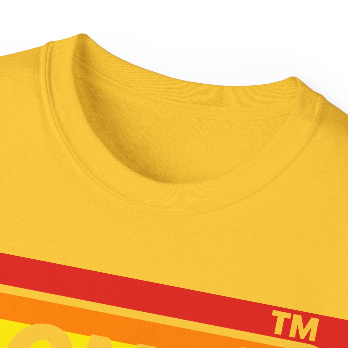 LongD negative horizontal striped Hyde Park logo cotton tee (Pride colors)