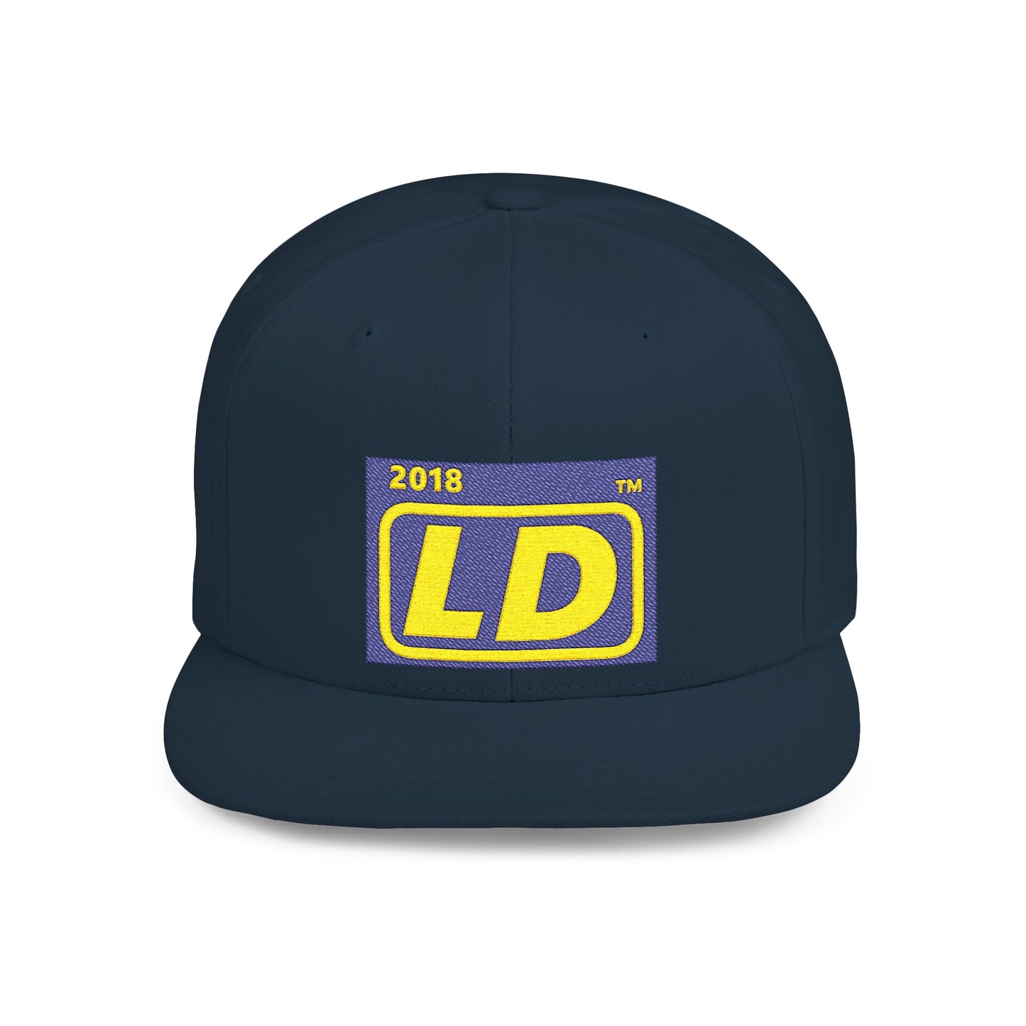 Embroidered Baseball Cap reverse official (gold on navy) logo initials