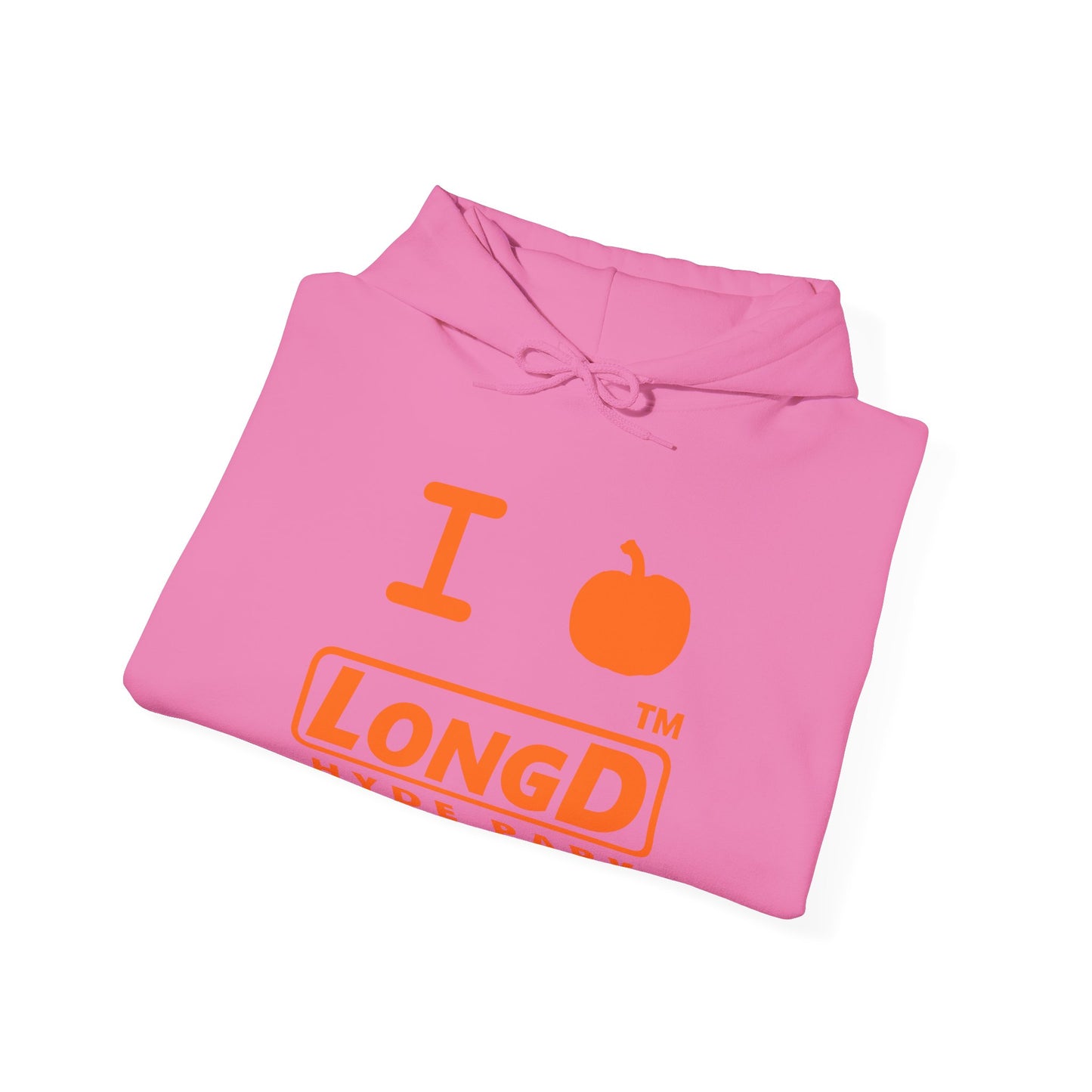 I Pumpkin LongD® Logo Hoodie orange basic Hyde Park logo