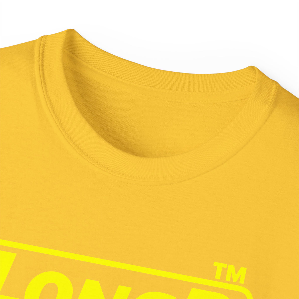 LongD Tag-domain positive alternate basic logo cotton tee