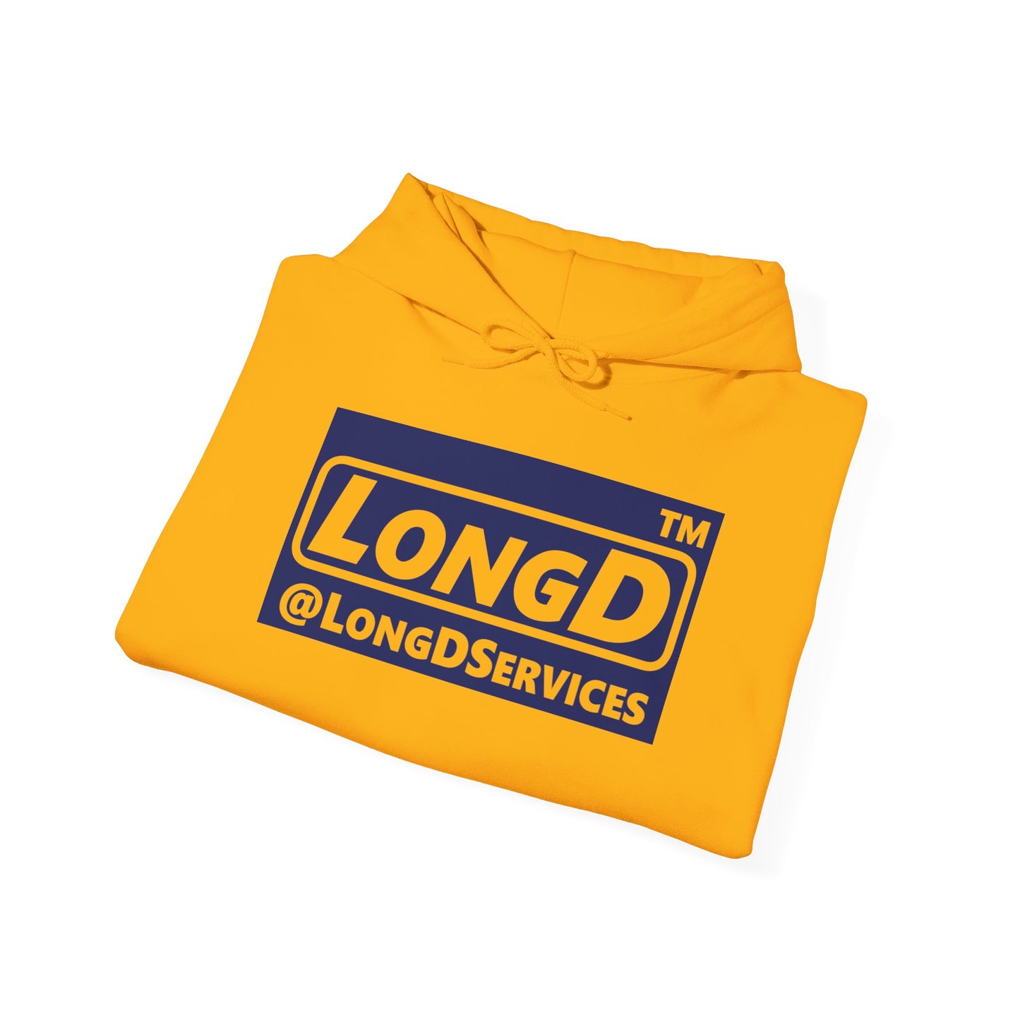 LongD® Logo (negative Tag only version) Hoodie
