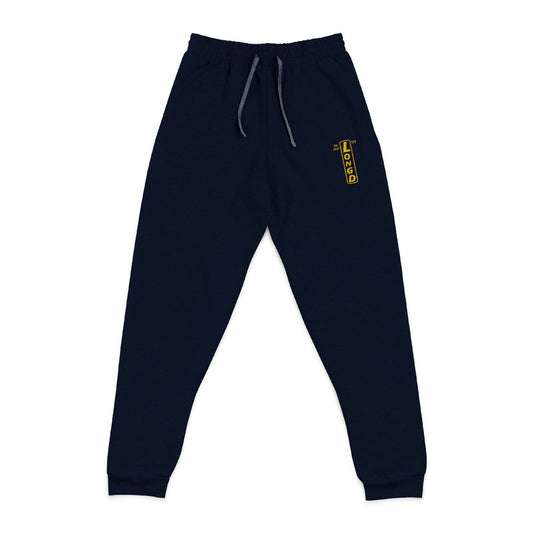 Embroidered unisex joggers basic alternate logo upright