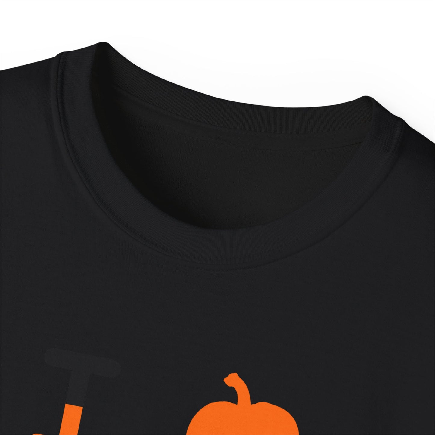 I pumpkin LongD Tag-domain positive upright pixel-weighted 12-striped front-back logo cotton tee