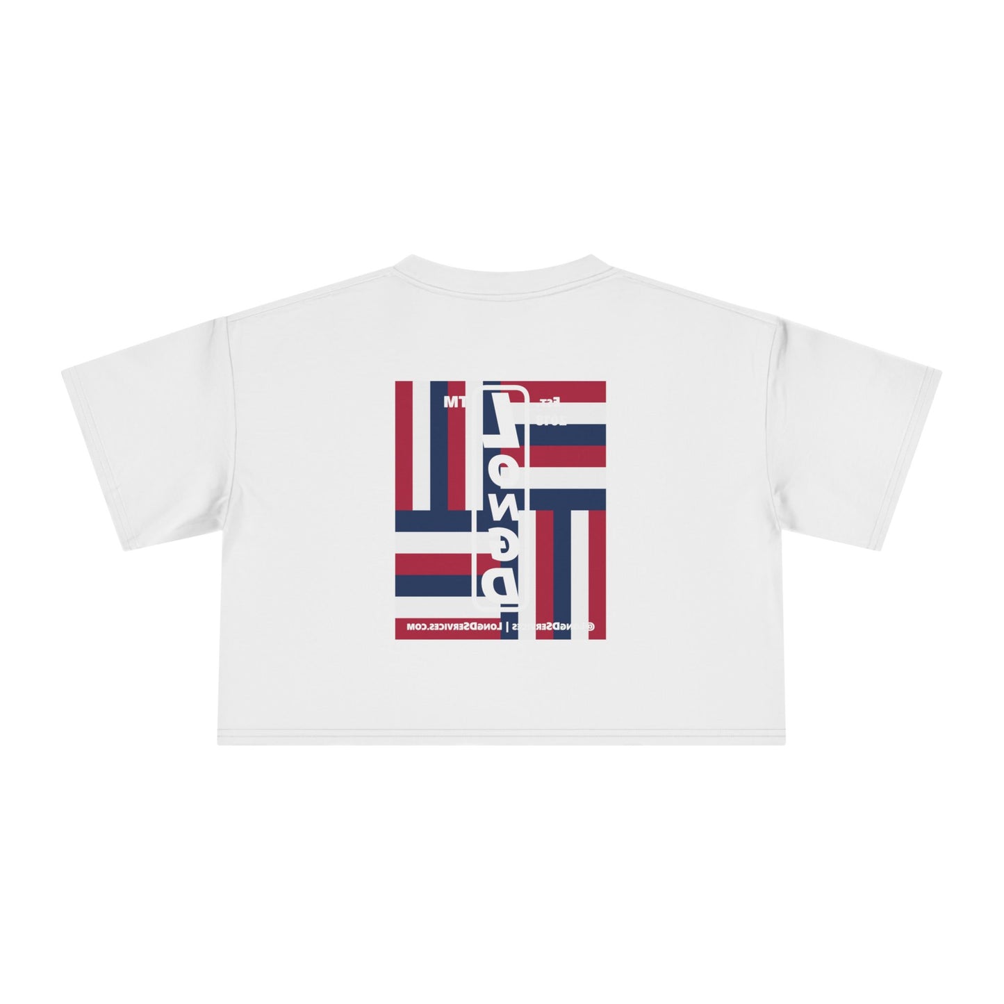 I burst LongD negative windmill upright front-reversed back tag-domain logo crop tee