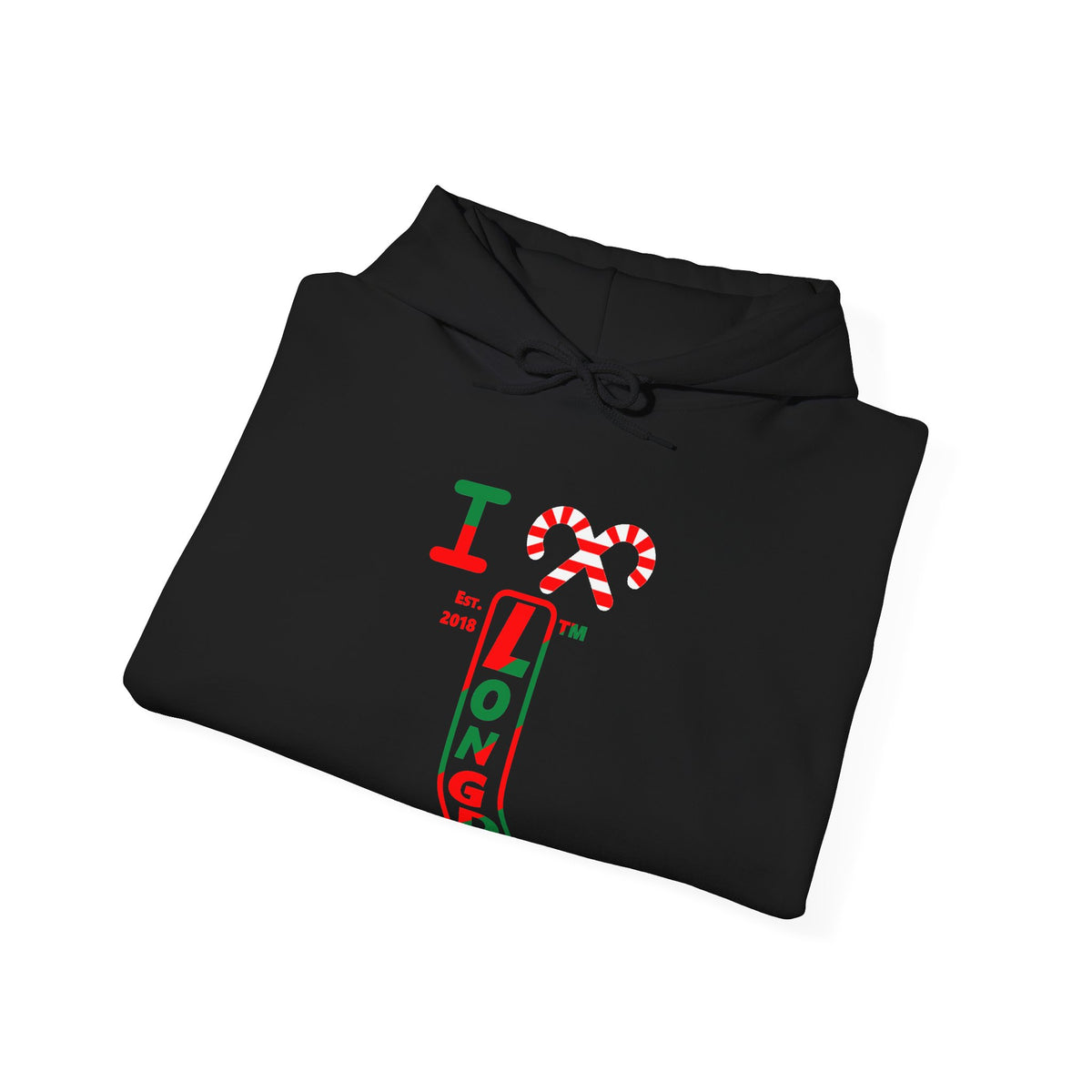 I candy cane LongD Chicago positive upright pixel-weighted 4-striped 4-print logo hoodie