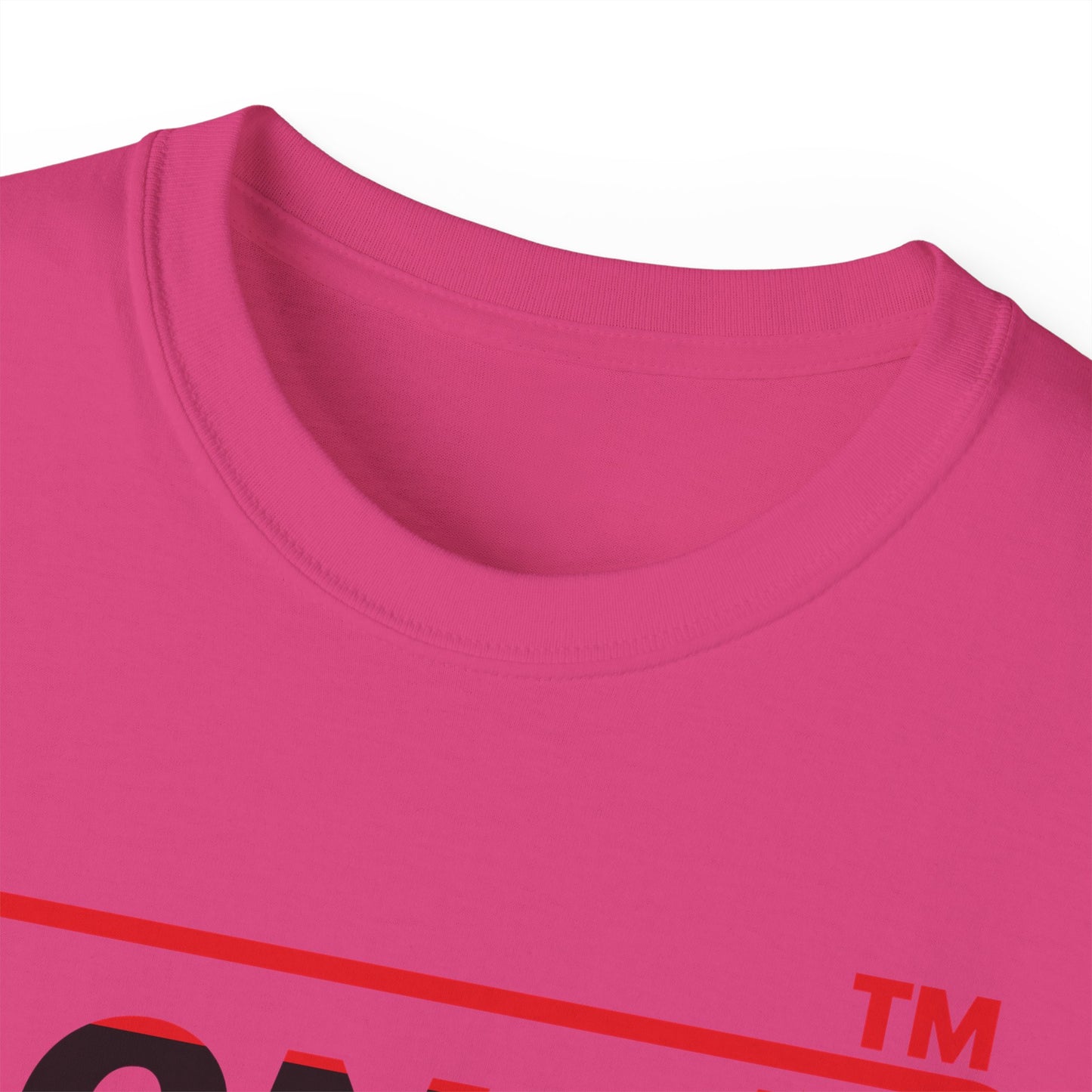LongD positive horizontal 3-striped Chicago logo cotton tee (Juneteenth colors)
