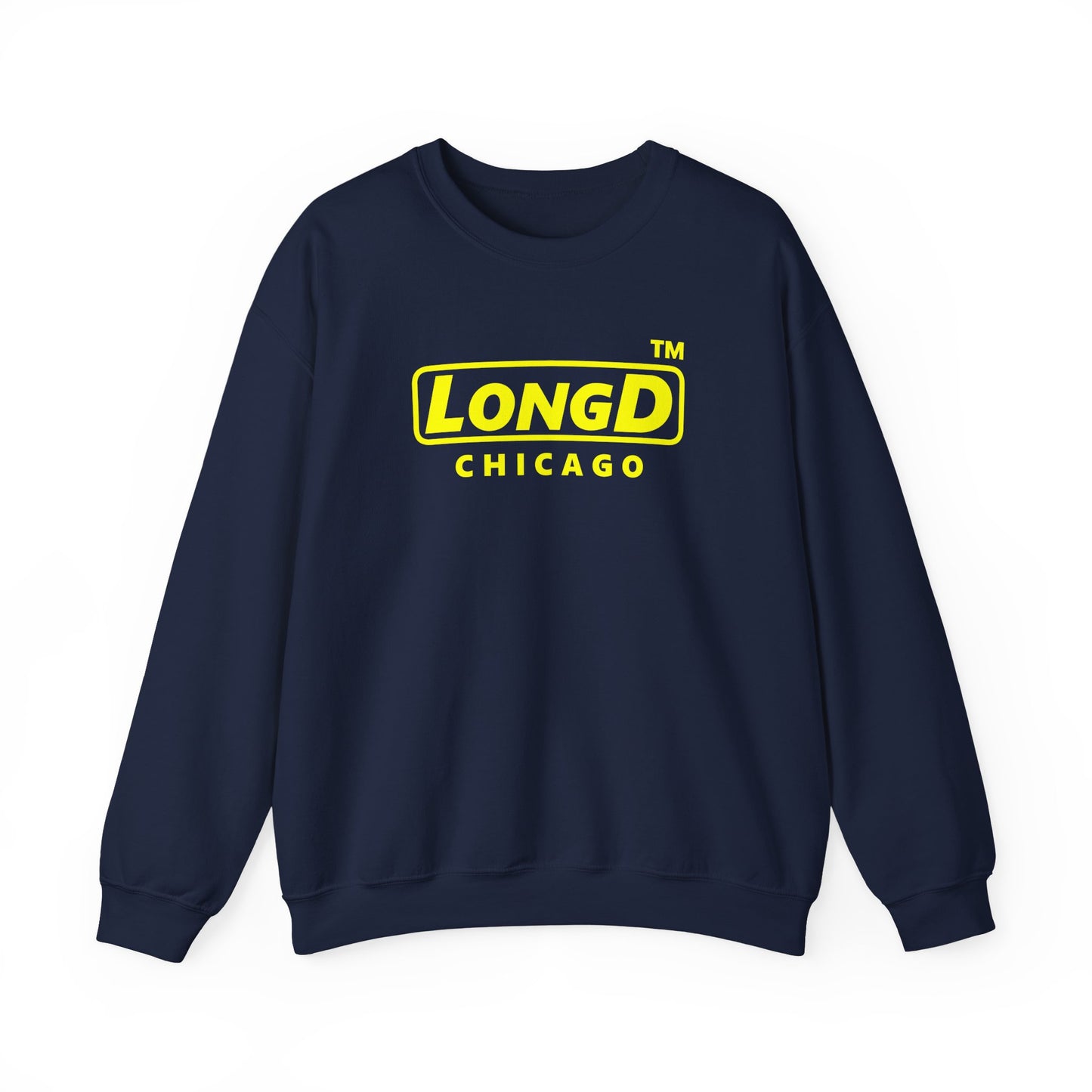 LongD reverse Chicago logo crewneck sweatshirt