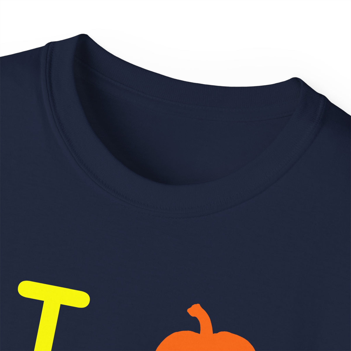 I pumpkin LongD Hyde Park positive alternate basic Yellow (FFFF00) logo cotton tee