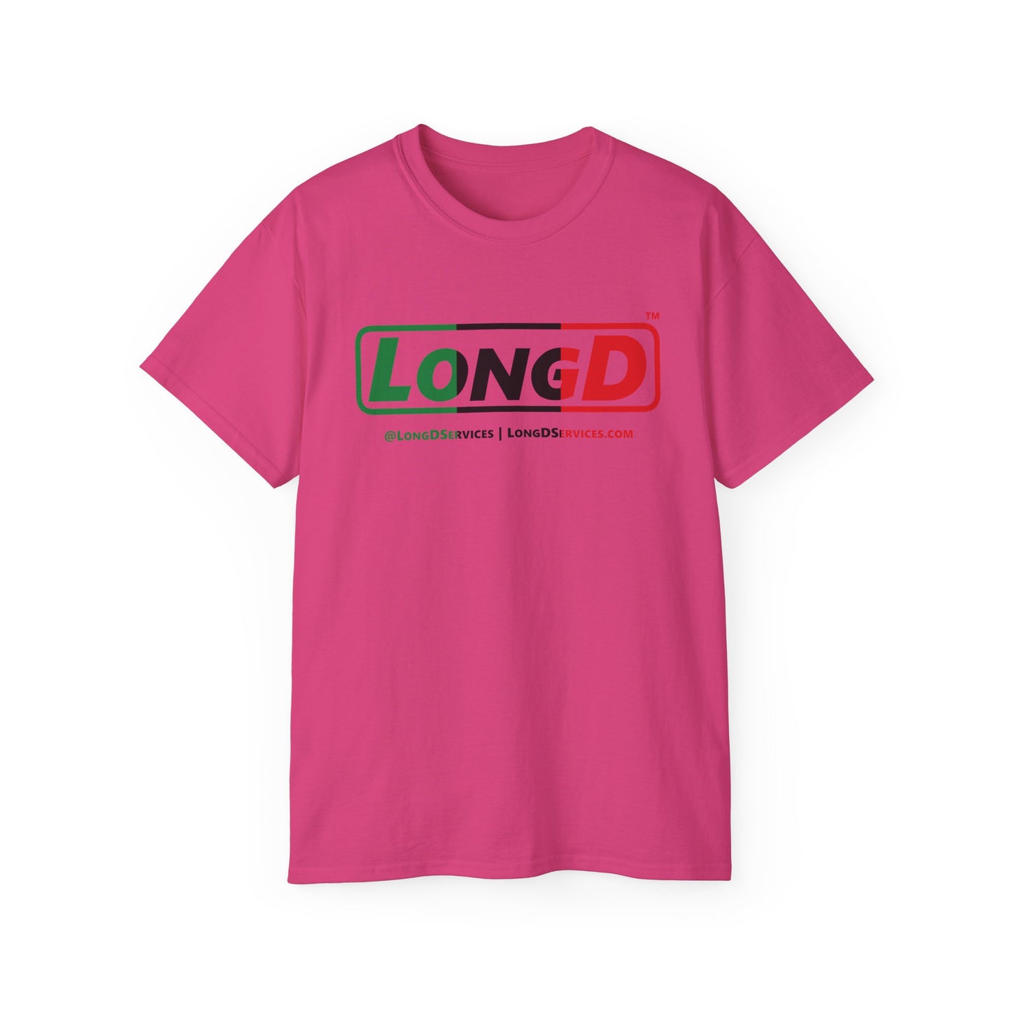 LongD® Logo Cotton Tee Juneteenth positive thirds text
