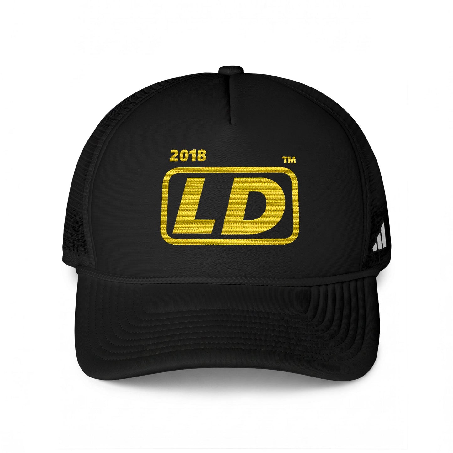 adidas reverse official basic initials logo trucker cap