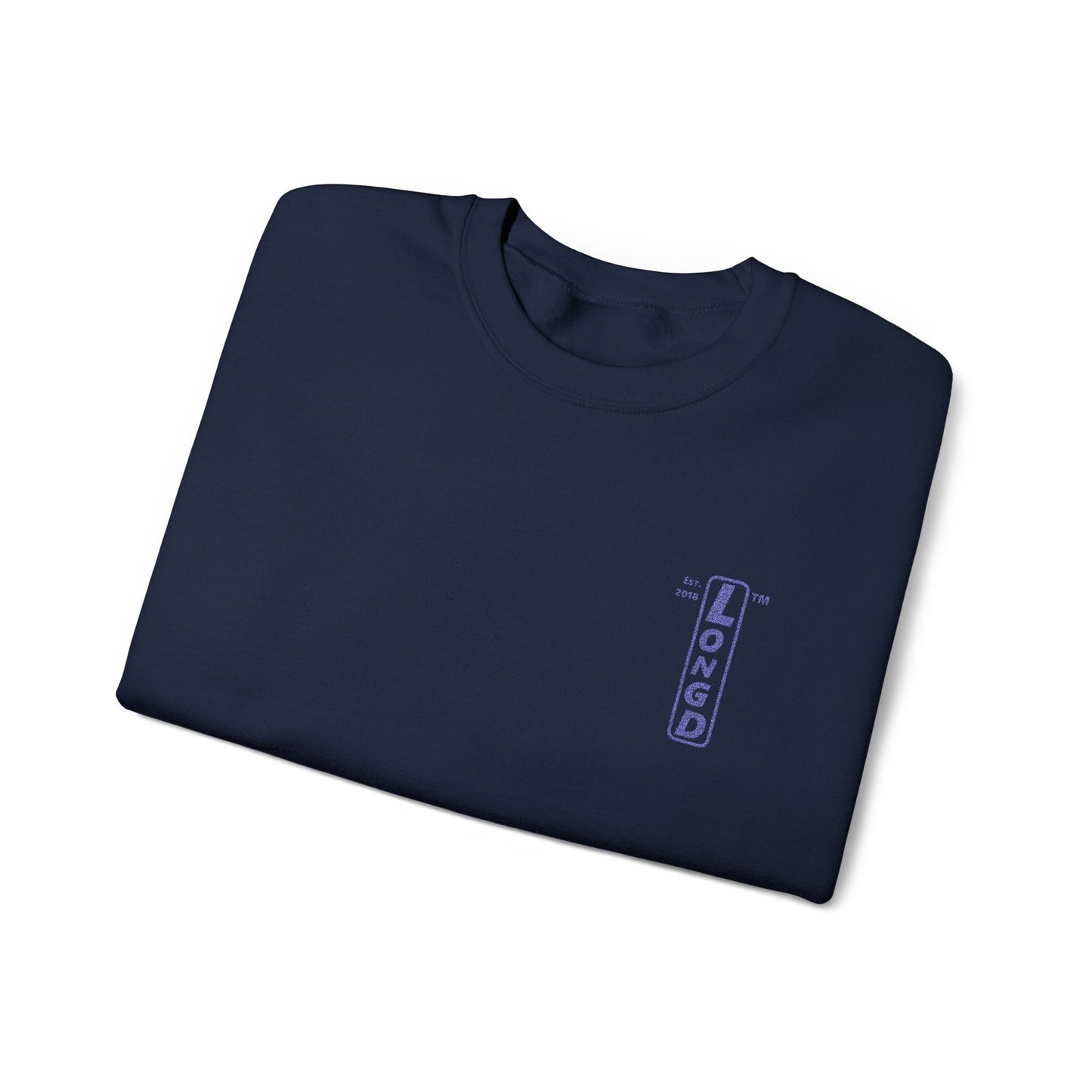 Embroidered Unisex Heavy Blend™ Crewneck Sweatshirt official basic logo upright