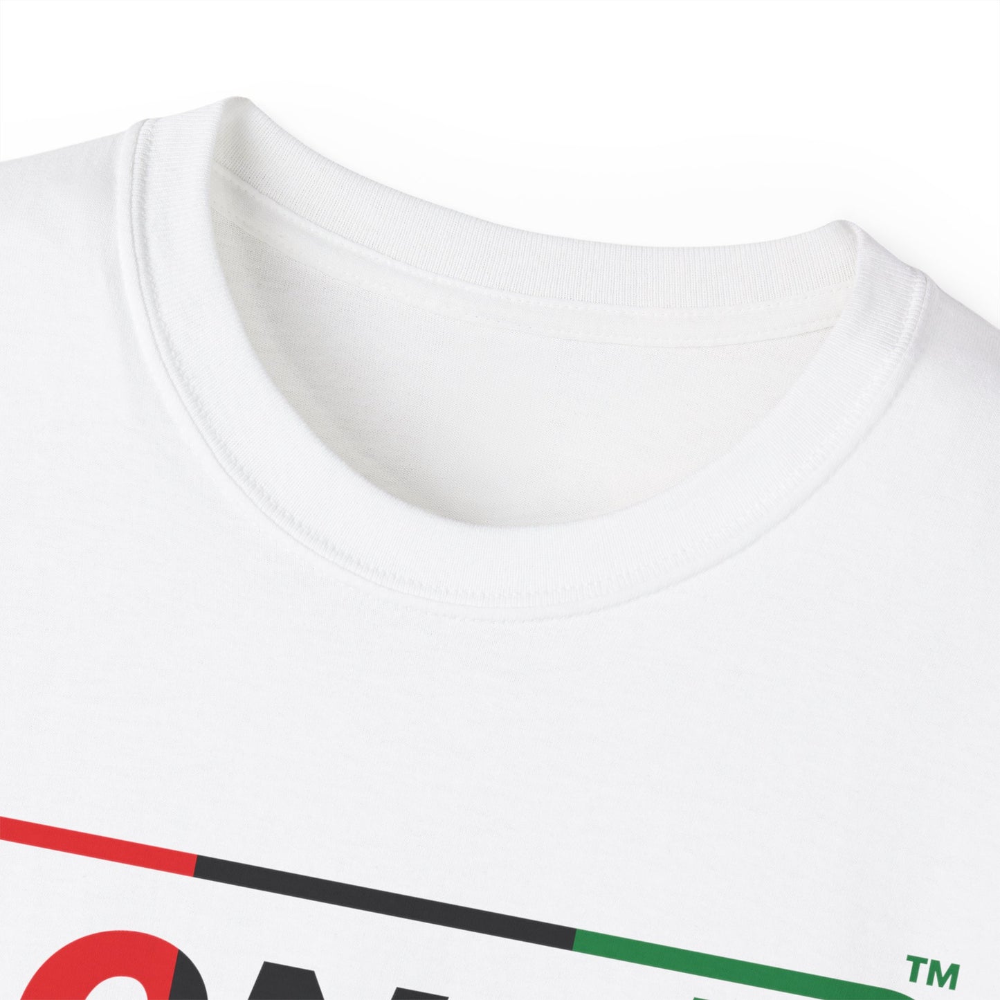 LongD® Logo Cotton Tee Juneteenth positive top negative bottom text