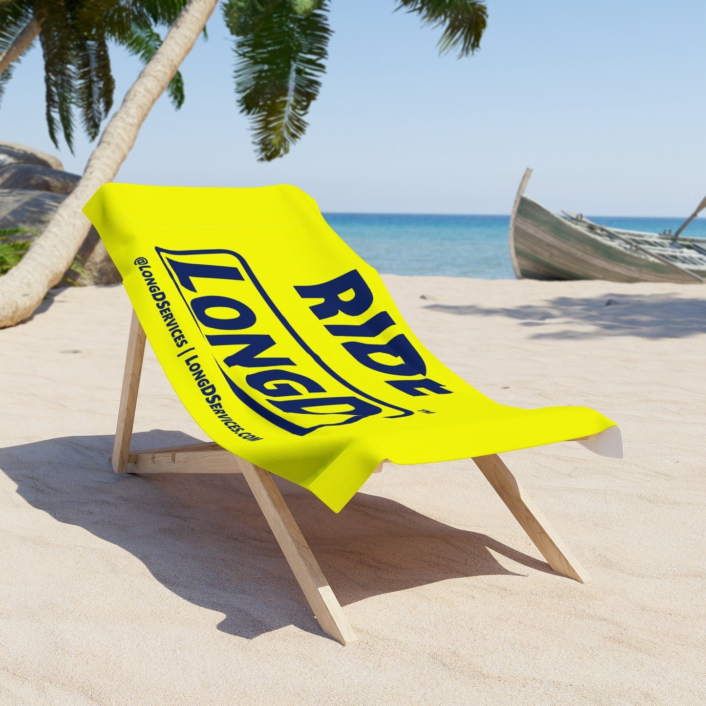 Ride LongD Logo Beach Towel