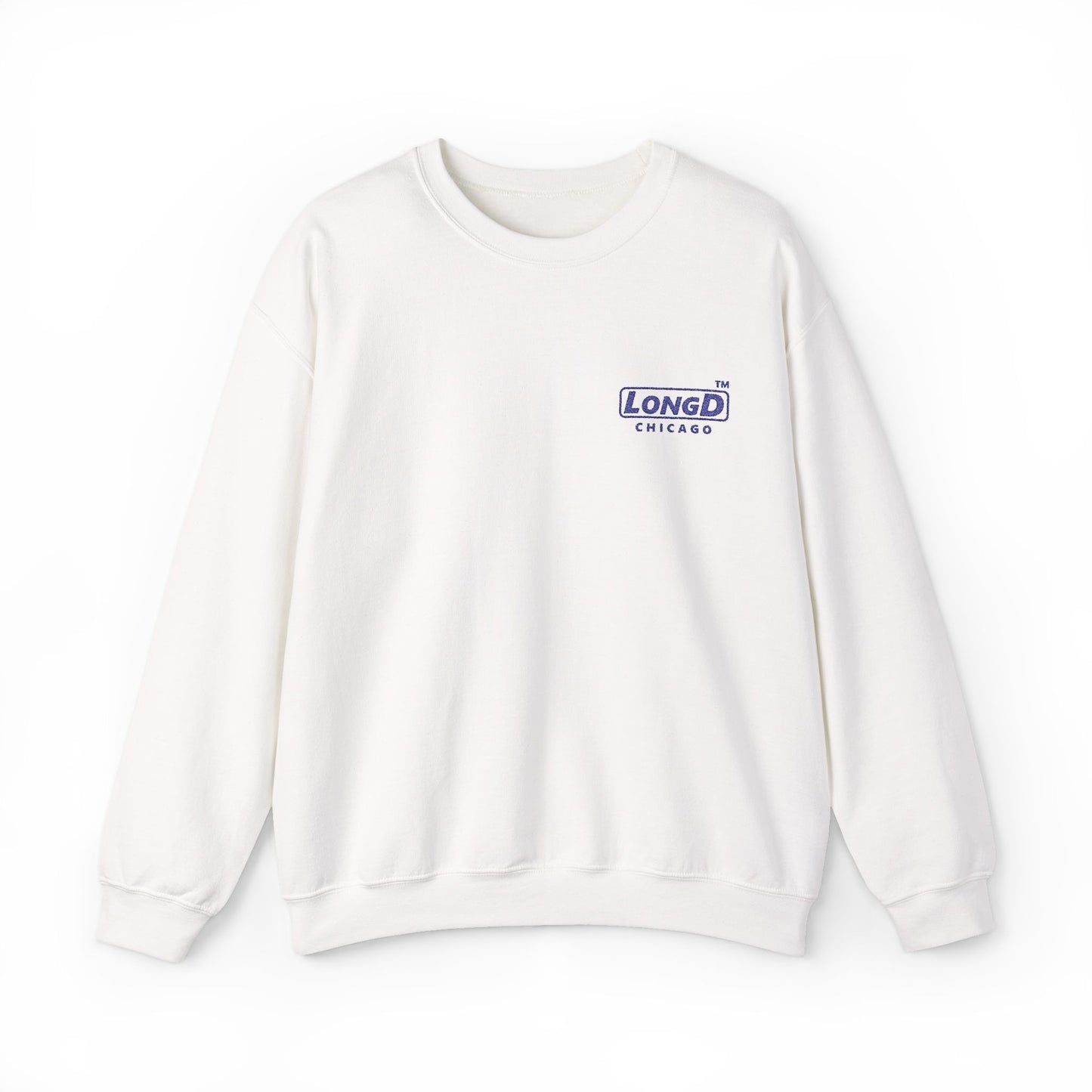 Embroidered Unisex Heavy Blend™ Crewneck Sweatshirt basic Chicago logo
