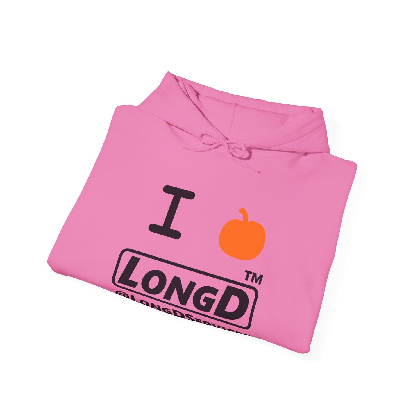 I Pumpkin LongD® Logo Hoodie black basic tag logo