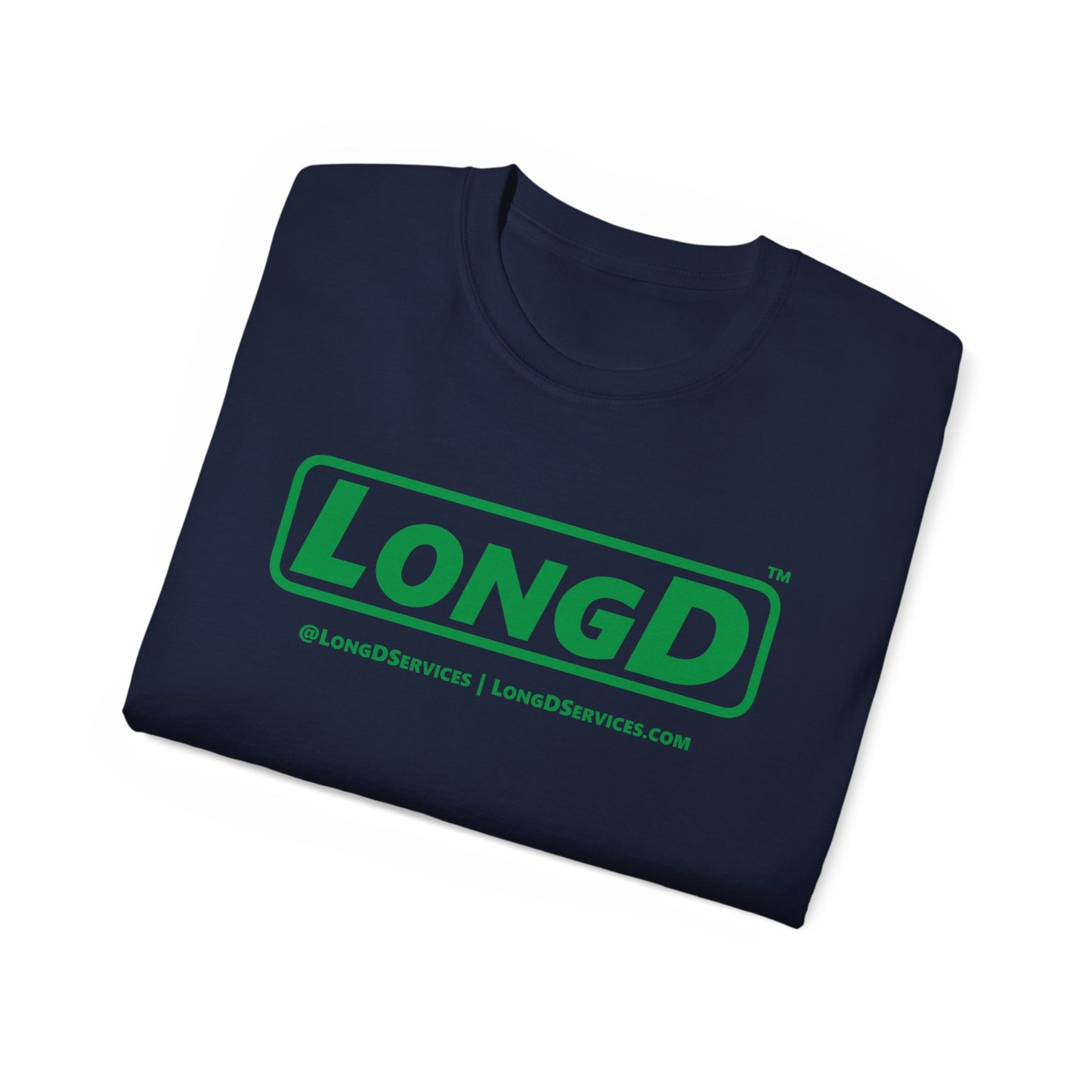 LongD® Logo Cotton Tee (St. Patrick's Day -Irish Green)