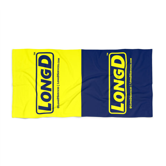 LongD Parallel Logos Beach Towel