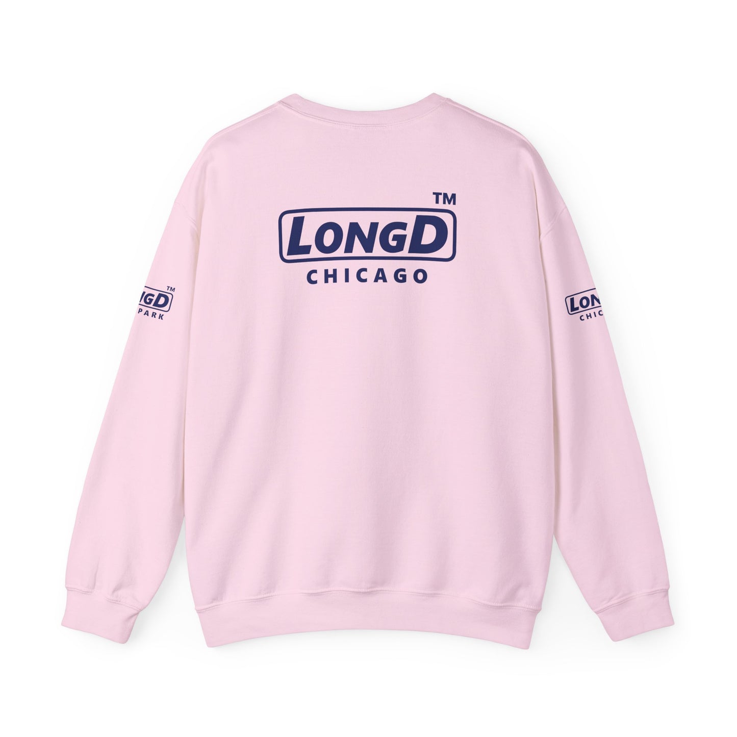 LongD official 4-print original logo crewneck sweatshirt