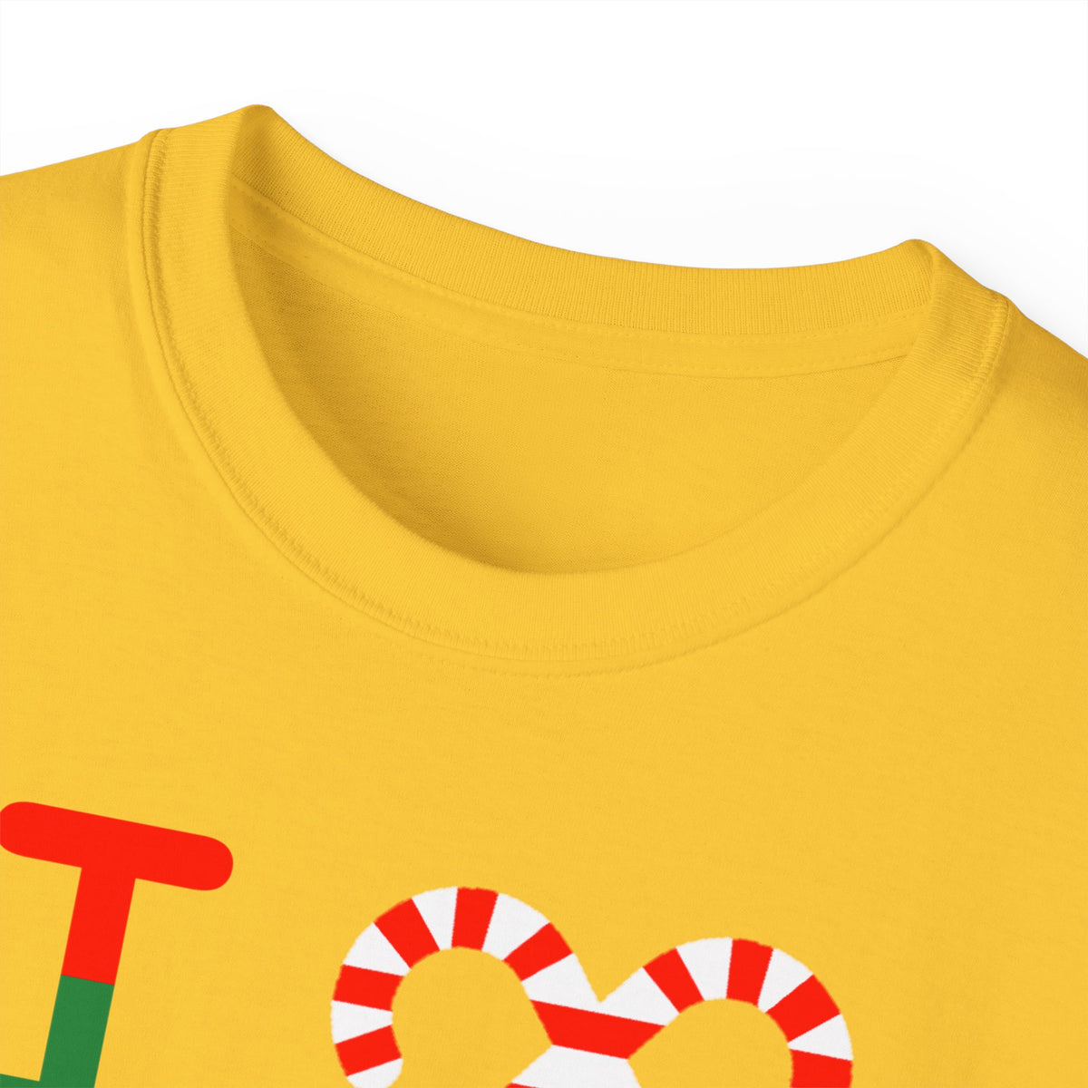 I candy cane LongD Chicago negative upright argyle x logo cotton tee