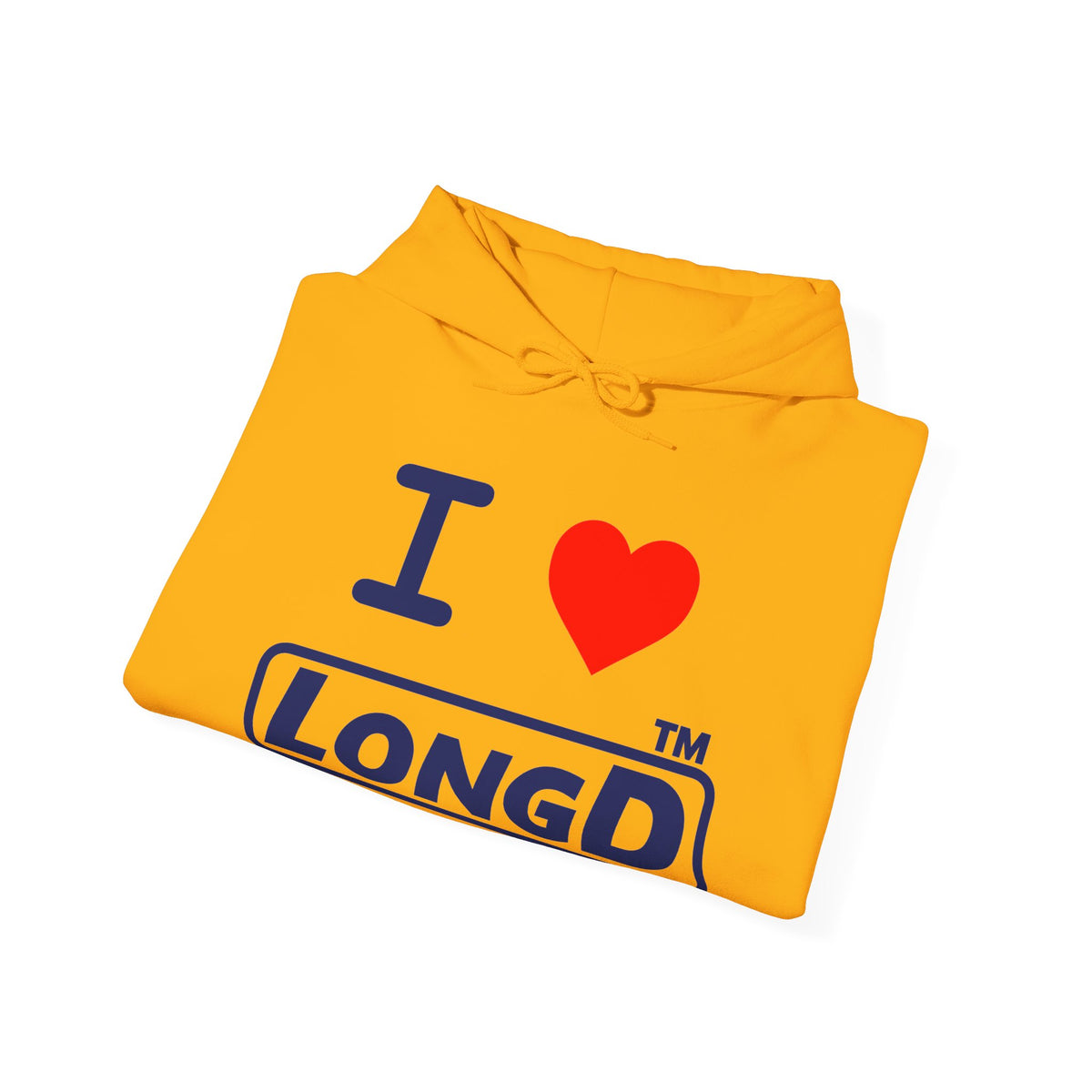 I Luv LongD Tag-domain positive official basic logo hoodie