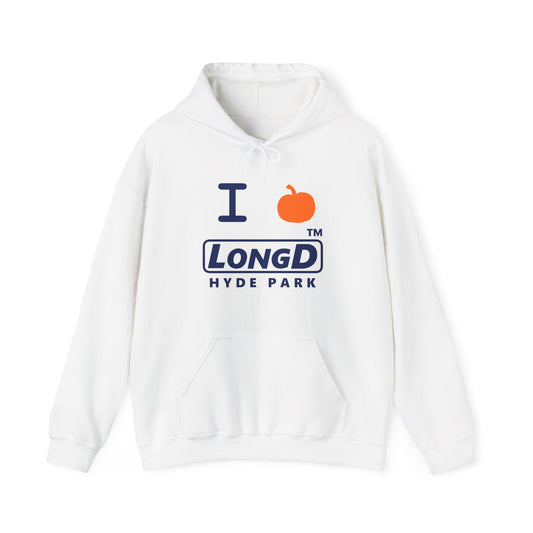 I Pumpkin LongD® Logo Hoodie blue basic Hyde Park logo