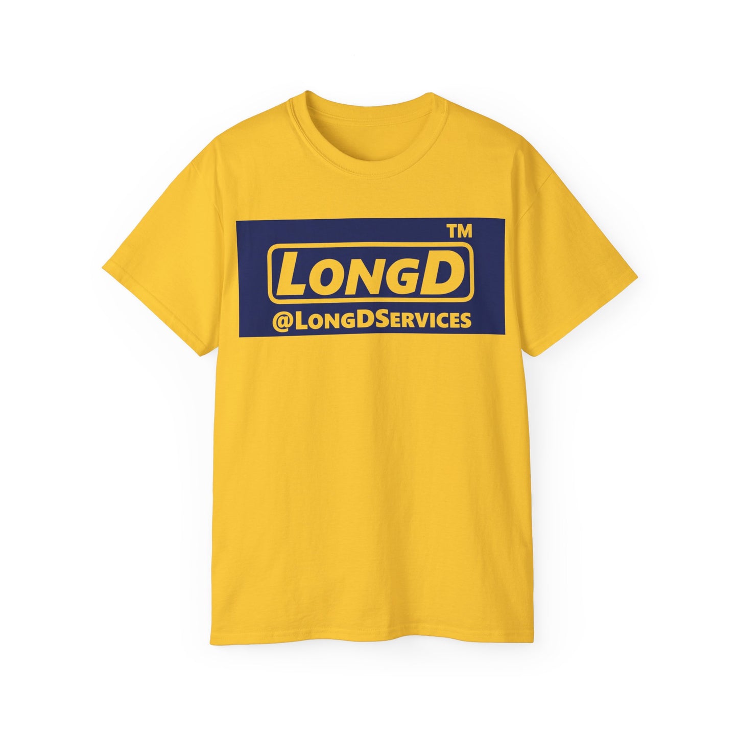LongD® Logo Cotton Tee negative official basic logo