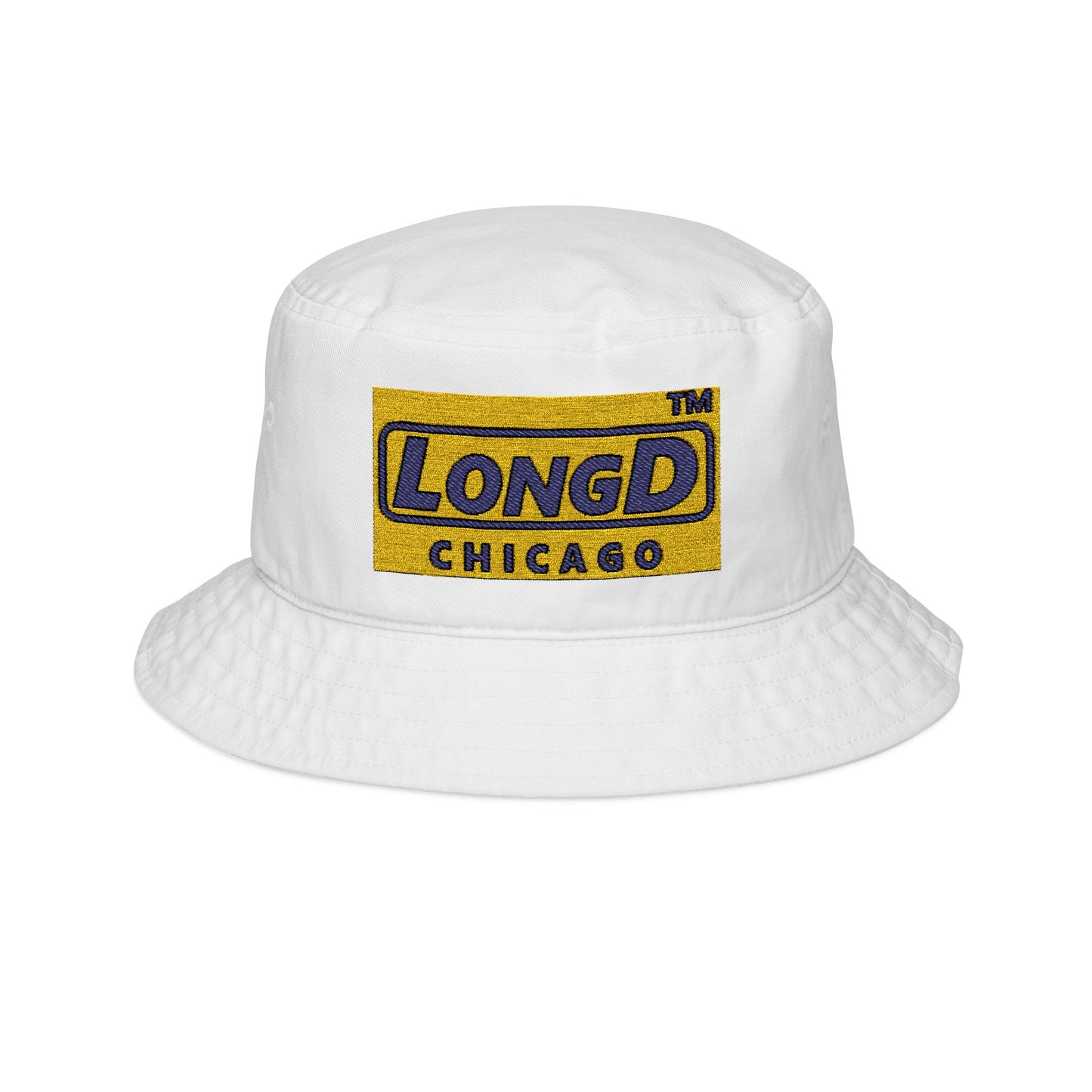 Embroidered official Chicago logo bucket hat