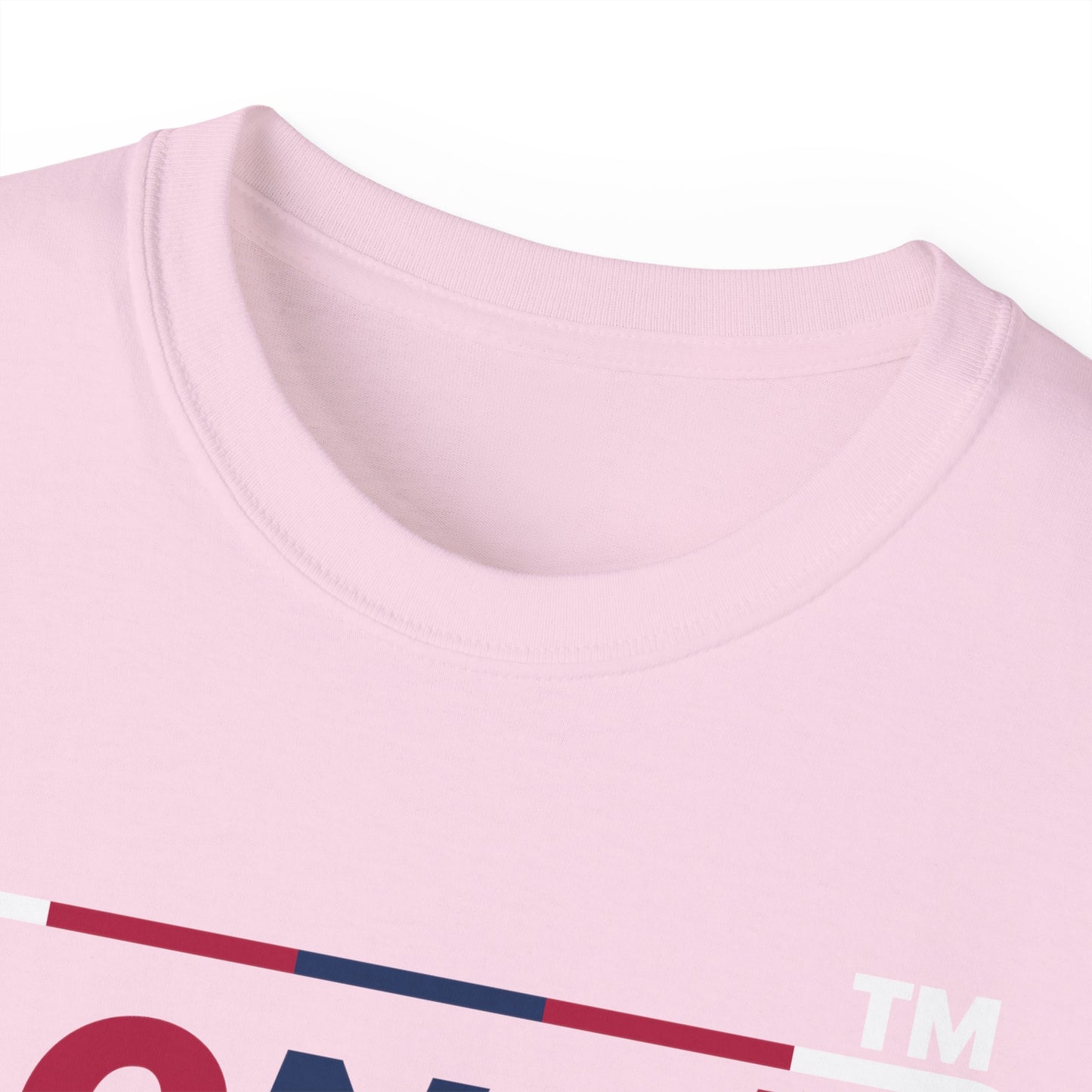 LongD positive 2x5 Chicago logo cotton tee (patriotic colors)