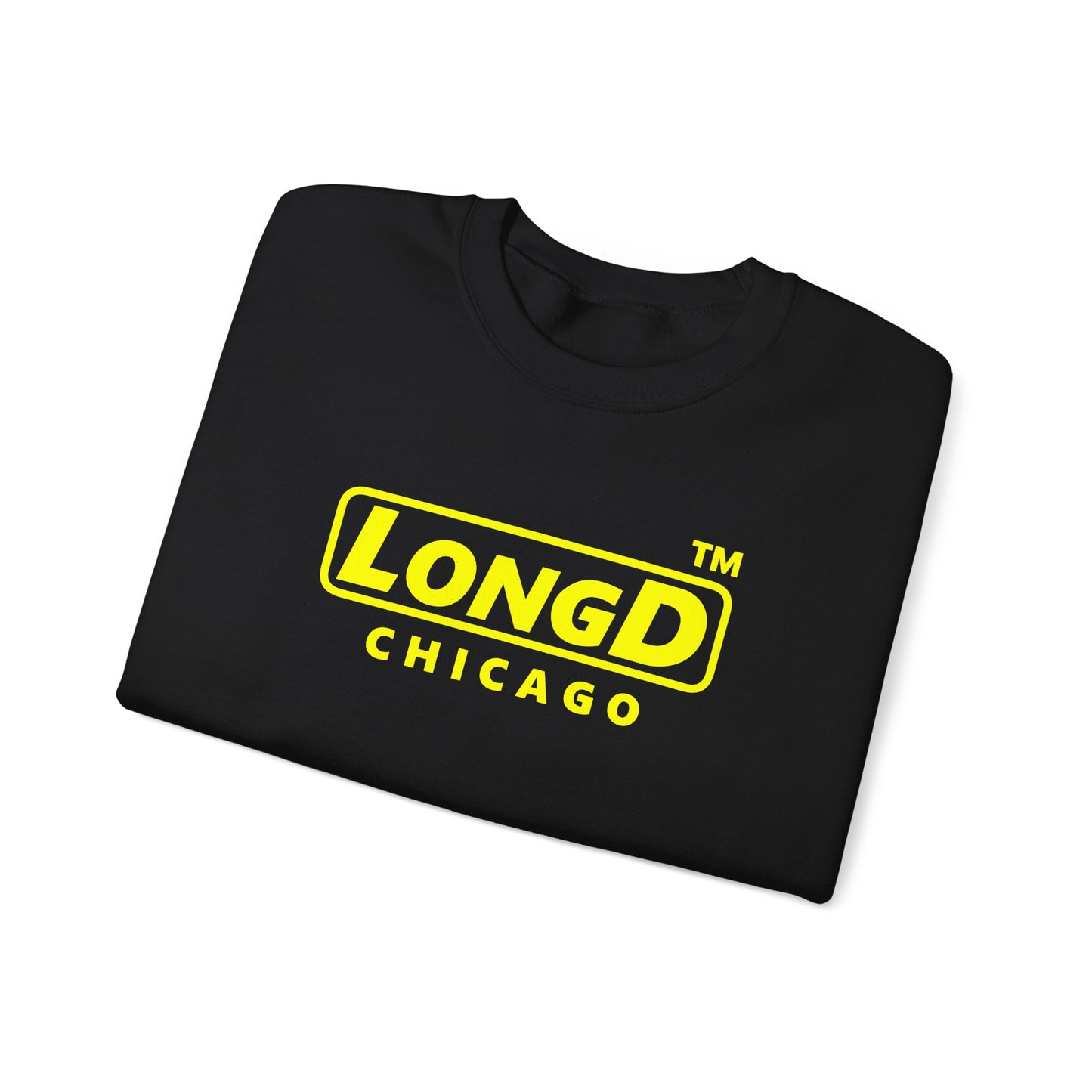 LongD reverse Chicago logo crewneck sweatshirt
