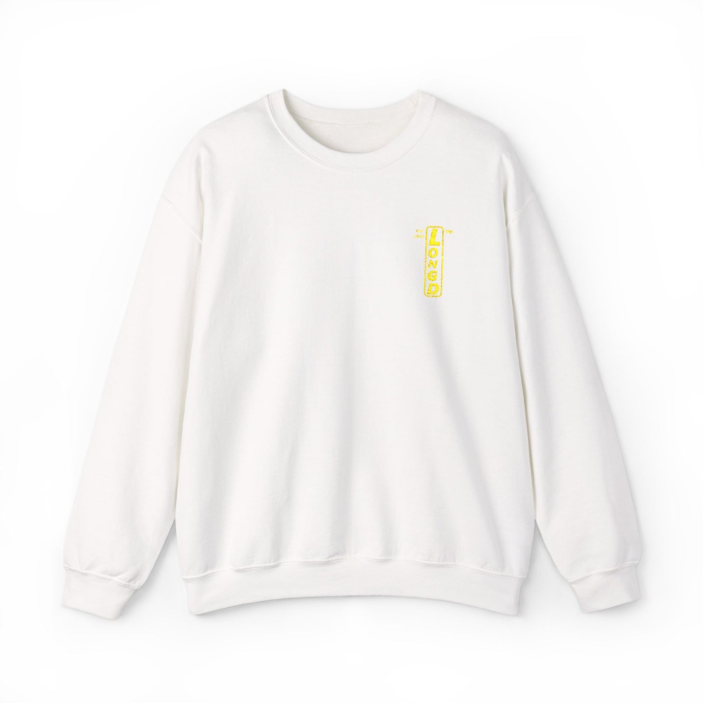 Embroidered Unisex Heavy Blend™ Crewneck Sweatshirt reverse basic logo upright