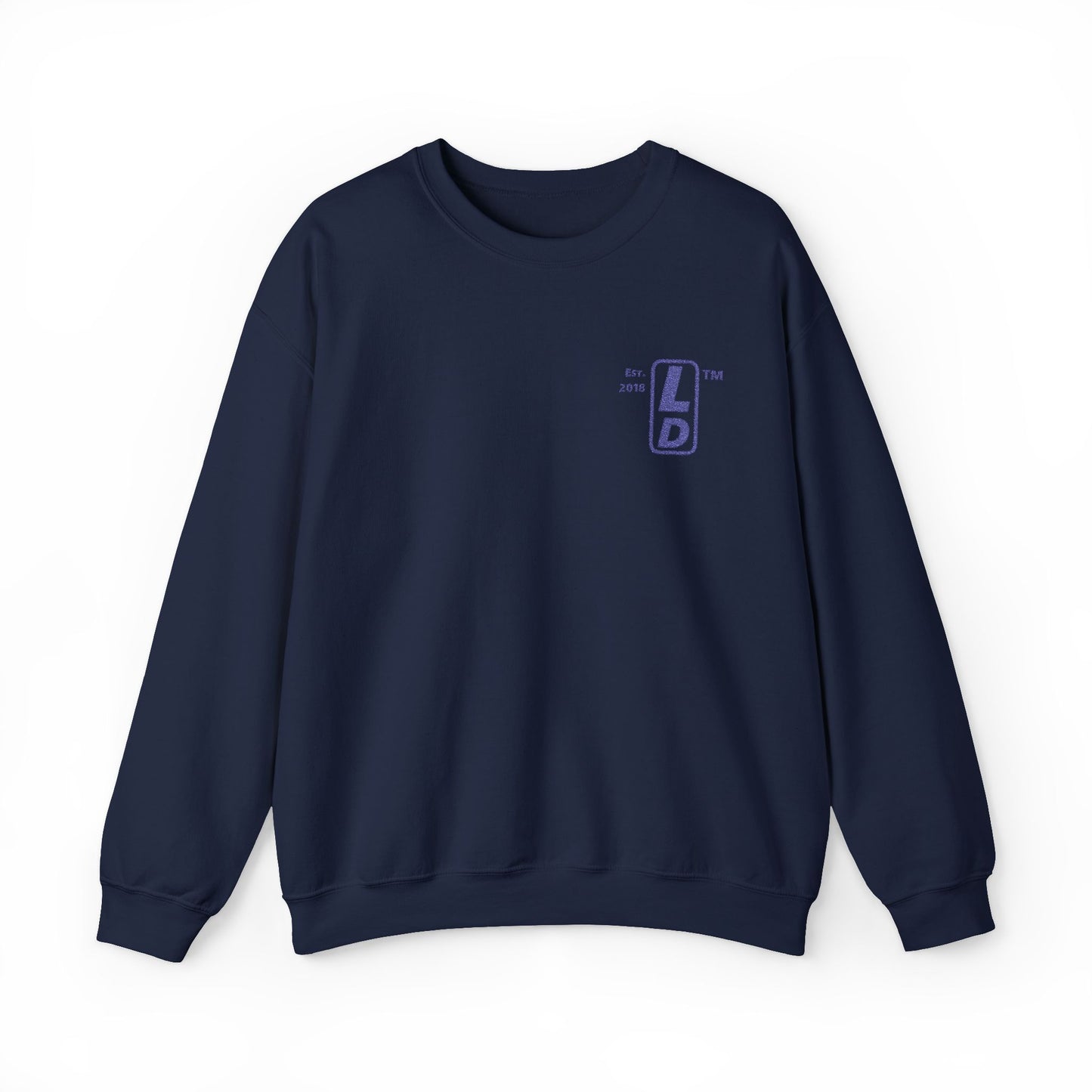 Embroidered Unisex Heavy Blend™ Crewneck Sweatshirt official basic logo upright initials
