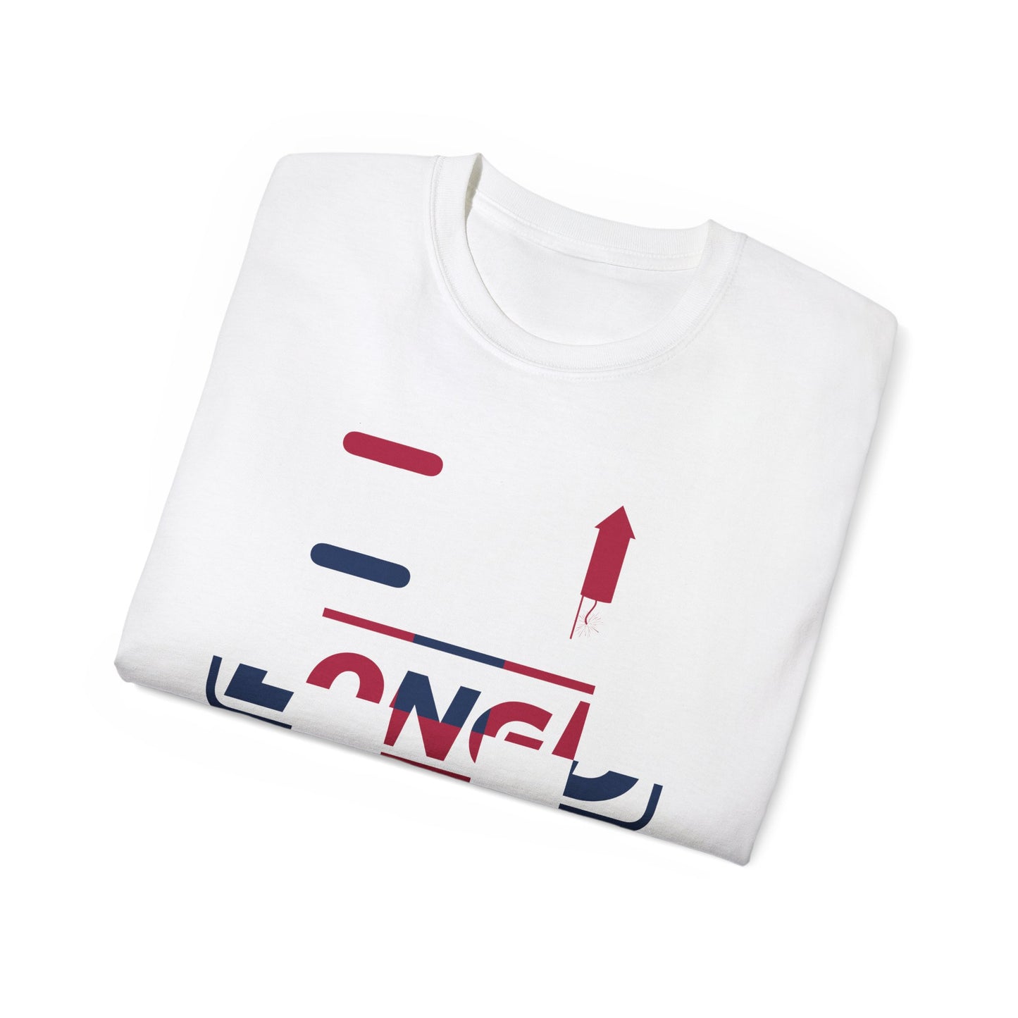 I firecracker LongD positive 2x5 front-back Chicago logo cotton tee