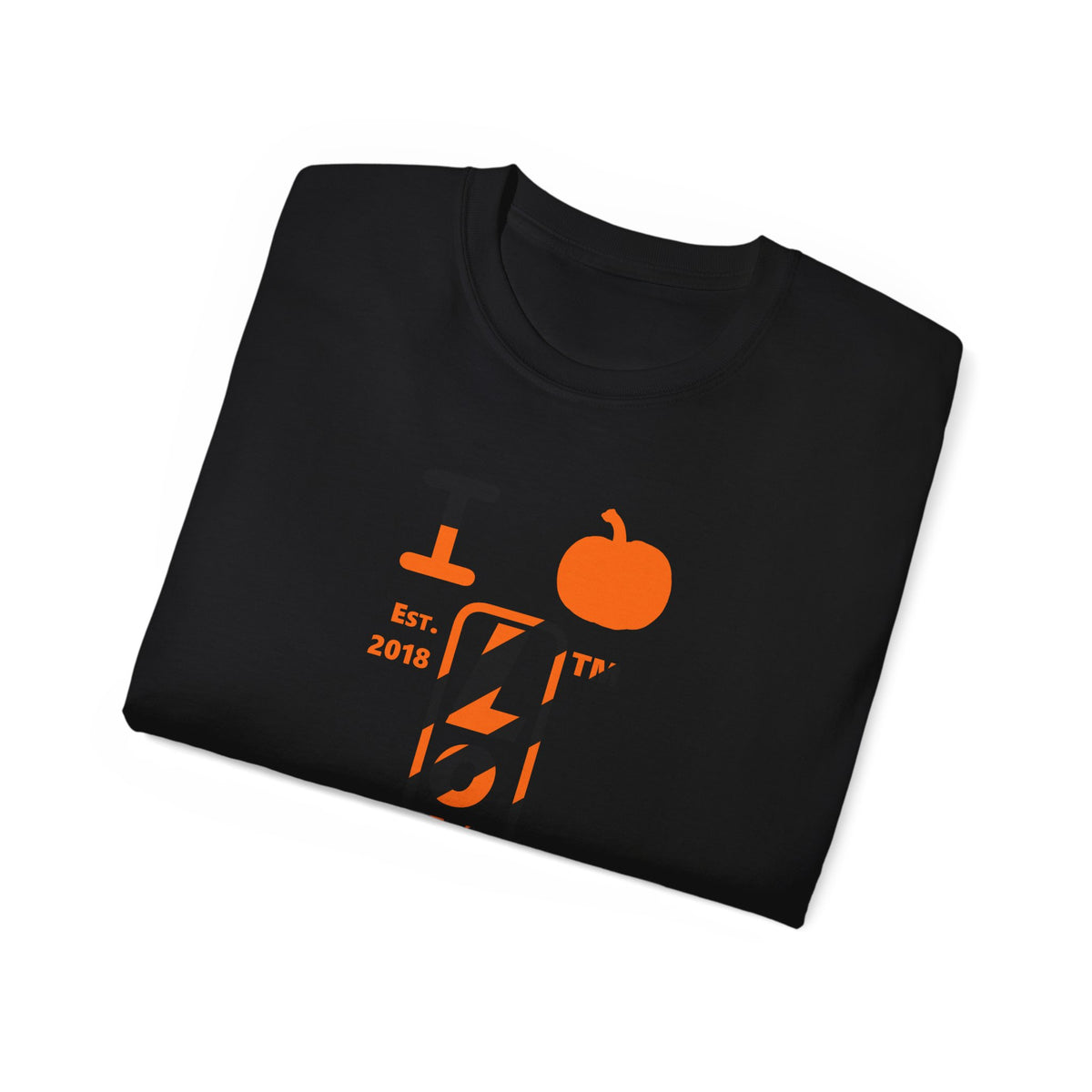I pumpkin LongD Tag positive upright pixel-weighted 12-striped logo cotton tee