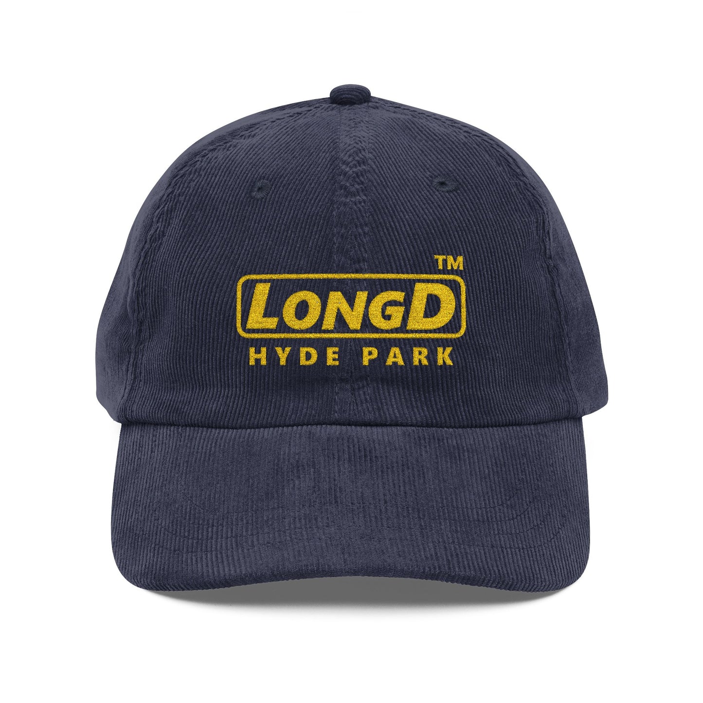 Embroidered Corduroy Cap Alternate basic Hyde Park logo