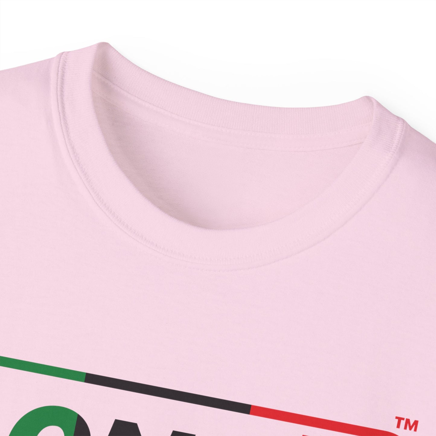 LongD® Logo Cotton Tee Juneteenth positive thirds text