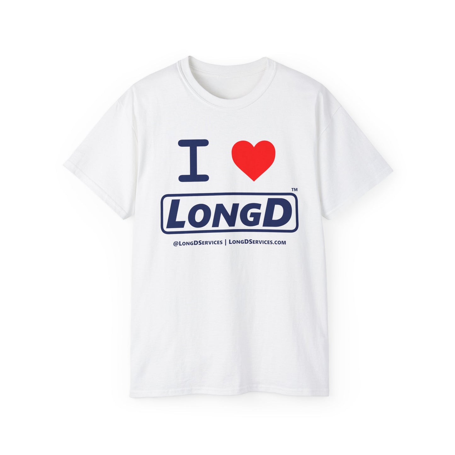 I Luv LongD Logo Cotton Tee