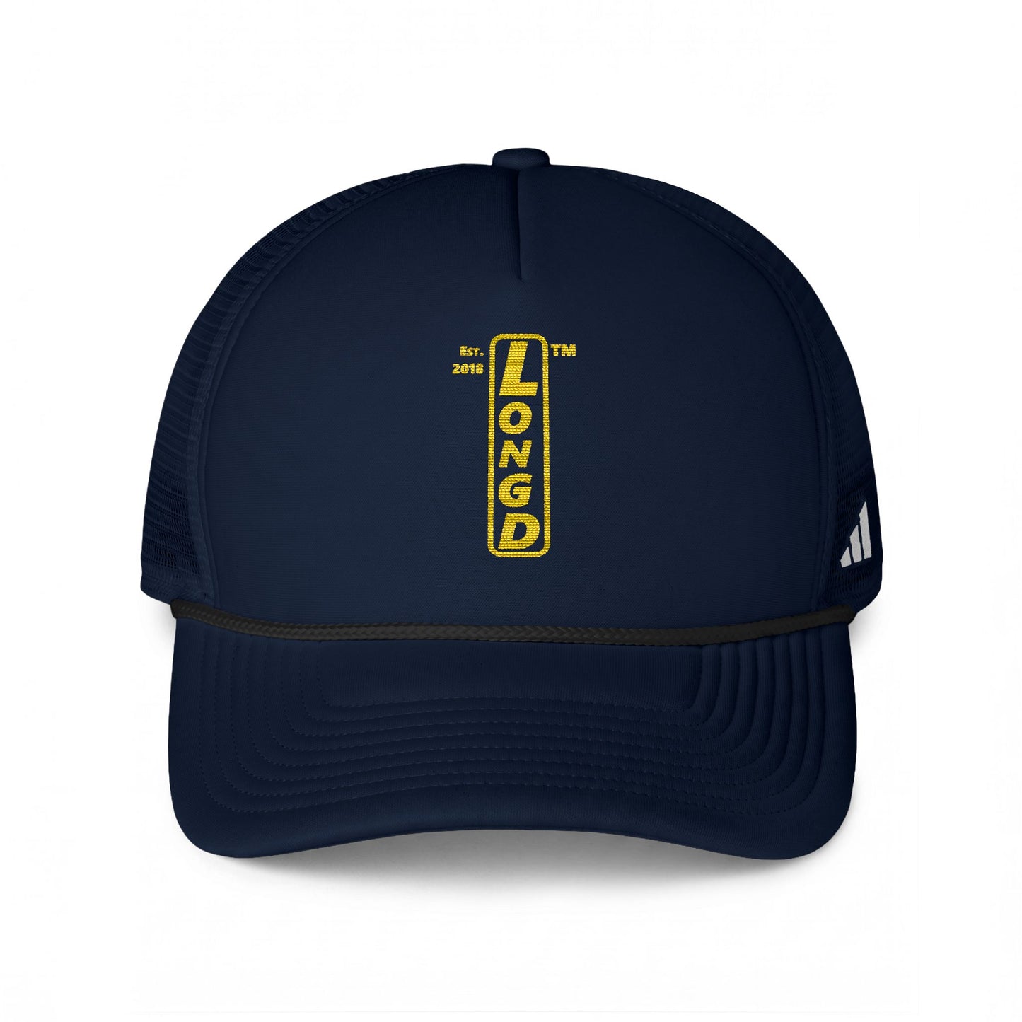 adidas reverse official basic upright logo trucker cap