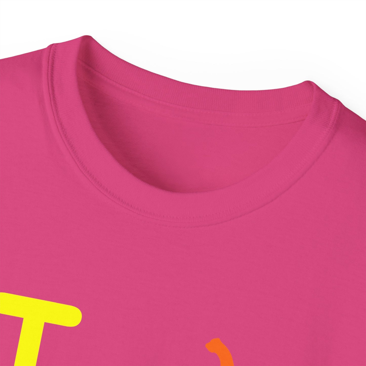 I Pumpkin LongD® Logo Cotton Tee positive yellow basic Chicago logo