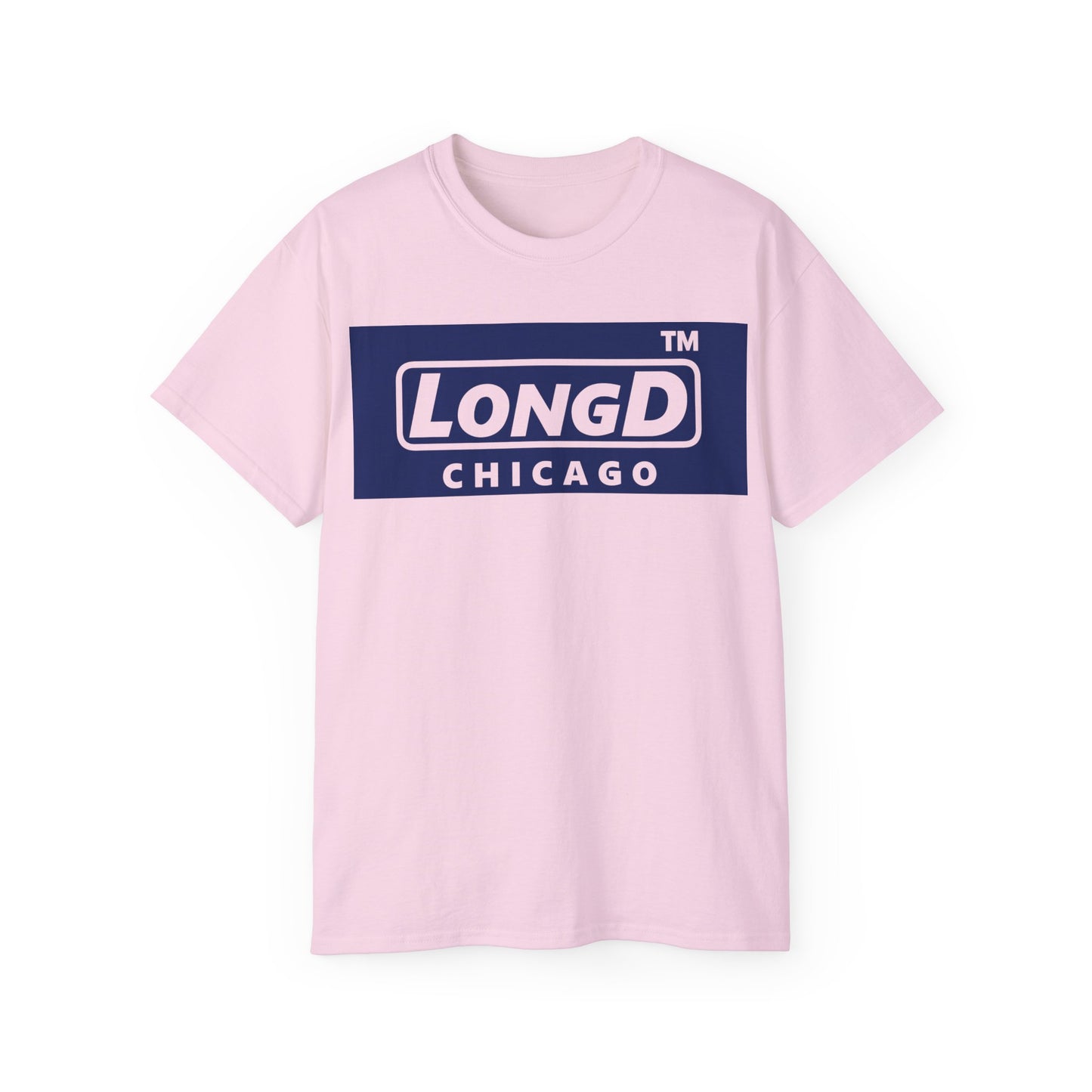 LongD® Logo Cotton Tee negative official basic Chicago logo
