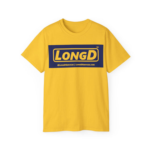LongD Negative Logo Cotton Tee