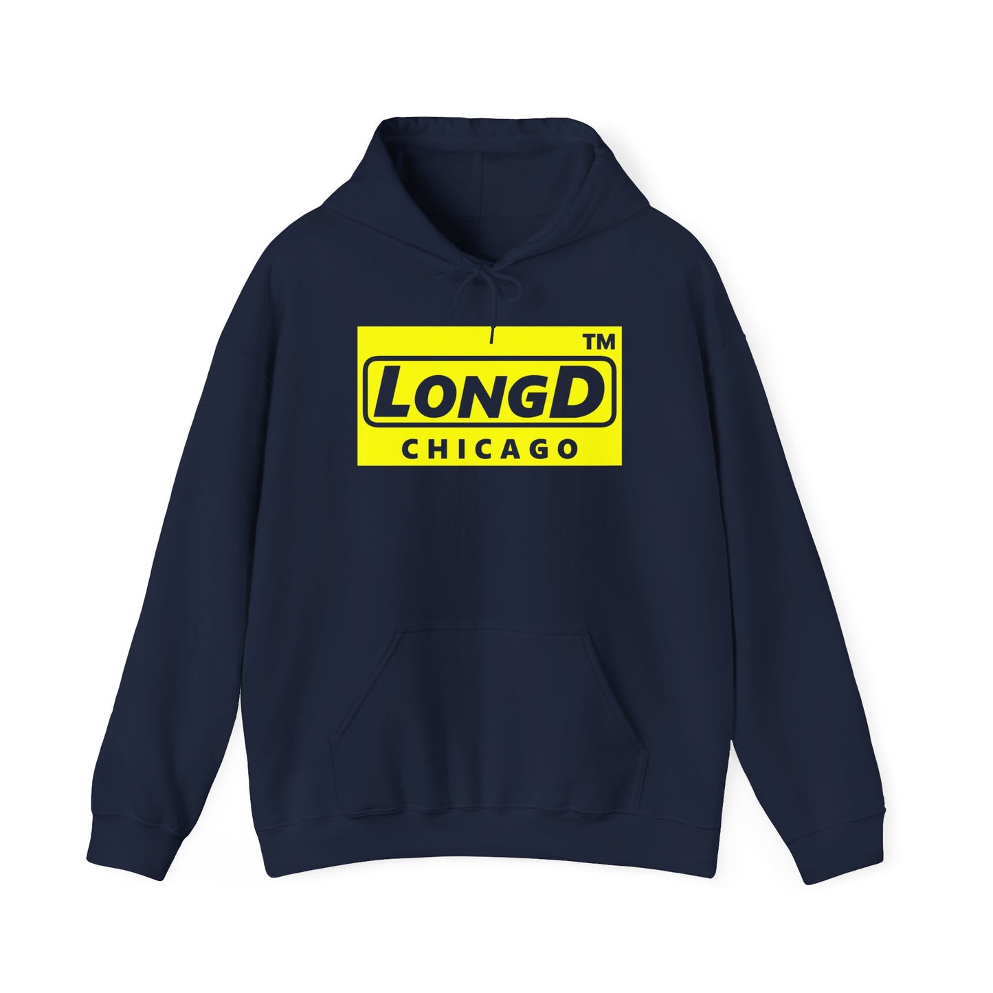 LongD® Logo (negative alternate Chicago version) Hoodie