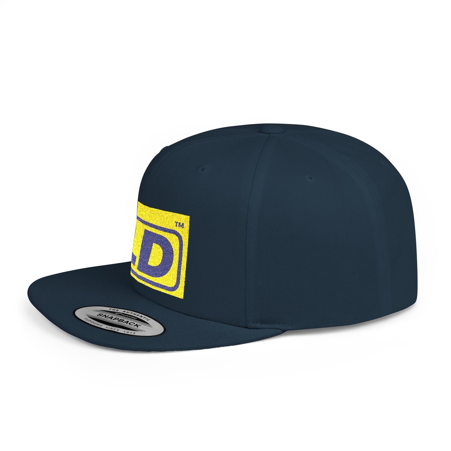 Embroidered Baseball Cap official (navy on gold) logo initials