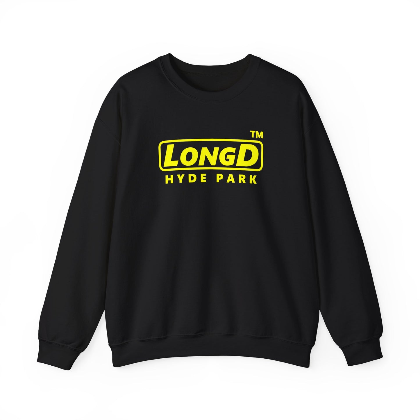 LongD reverse Hyde Park logo crewneck sweatshirt
