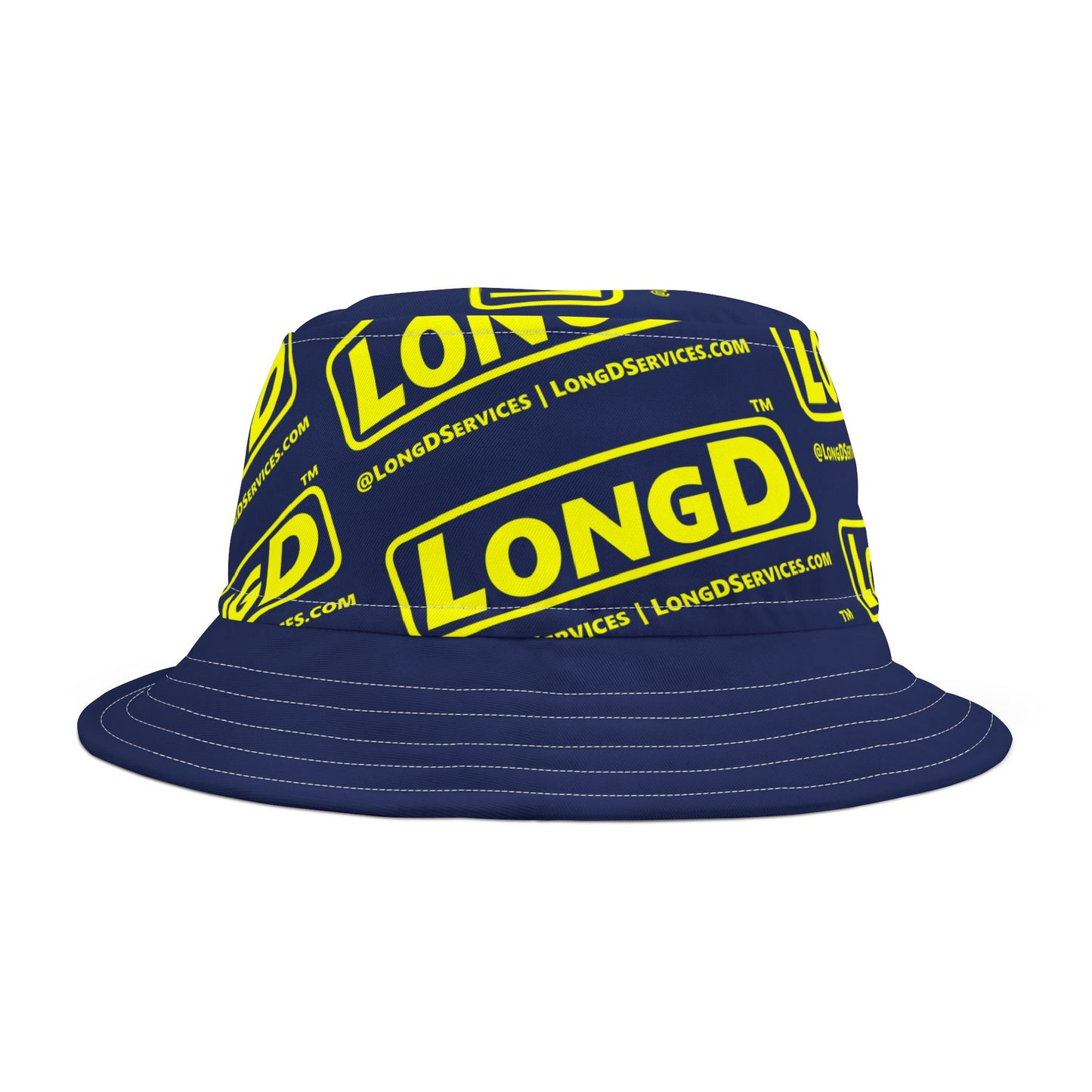 Repeat grid of Reverse Logo Bucket Hat