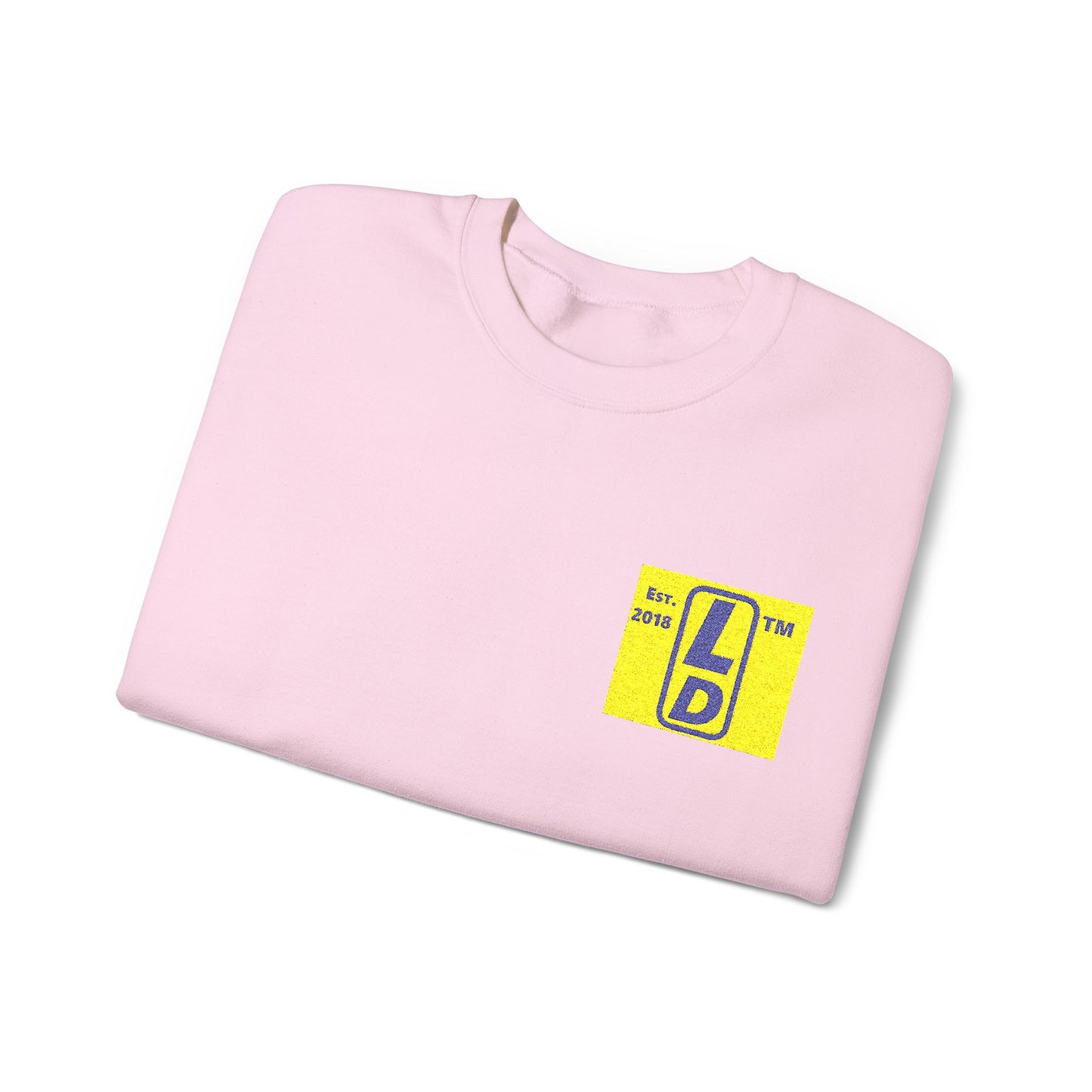 Embroidered Unisex Heavy Blend™ Crewneck Sweatshirt official logo upright initials