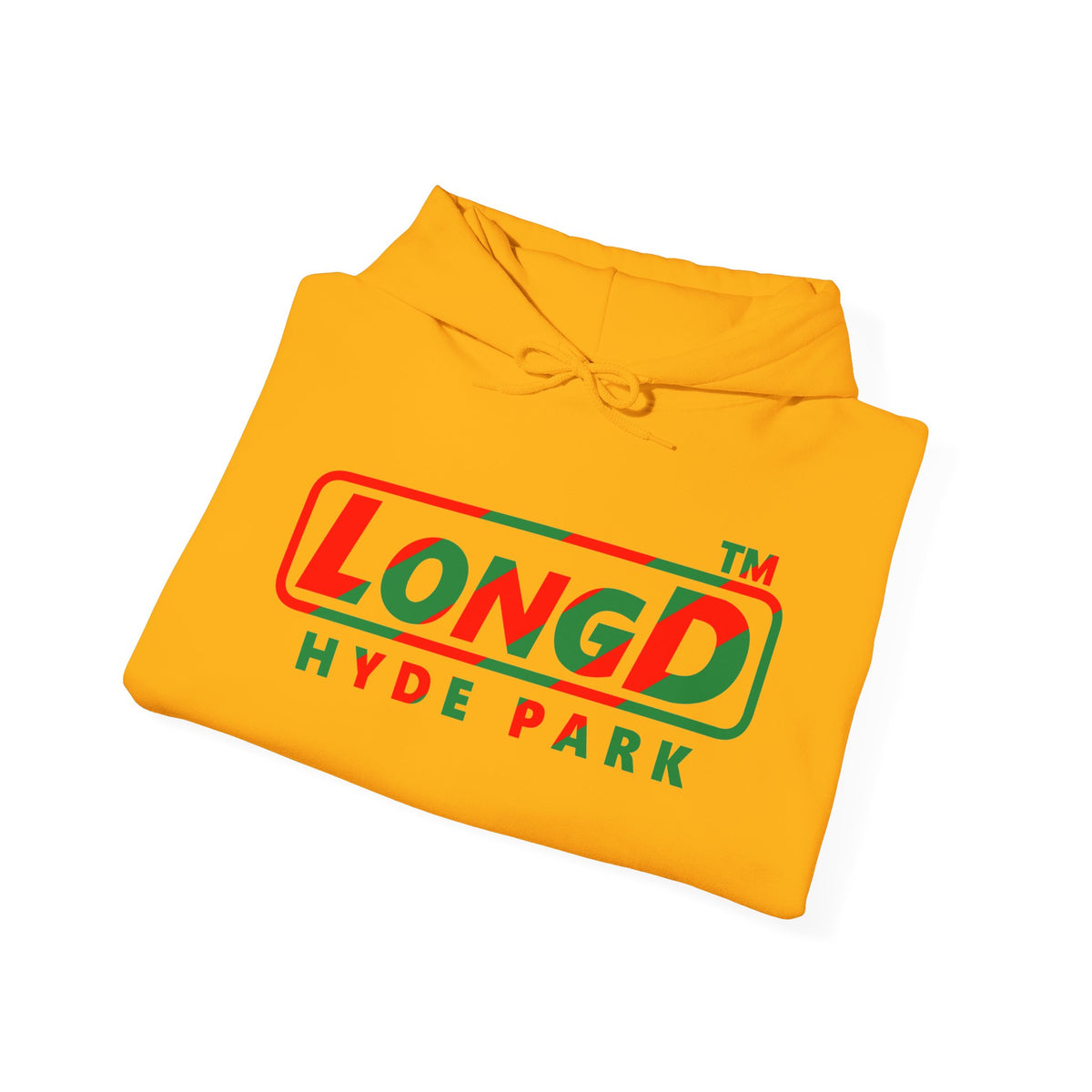 LongD Hyde Park positive pixel-weighted 6-striped logo (Xmas colors) hoodie
