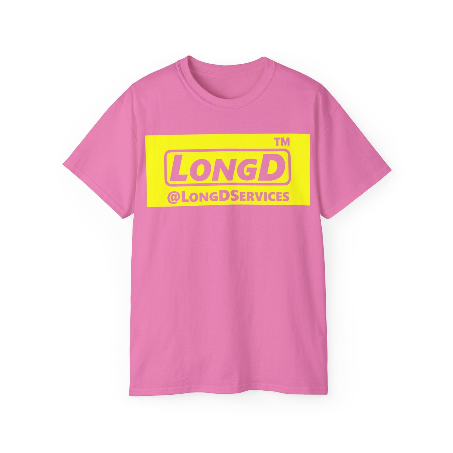 LongD® Logo Cotton Tee negative reverse basic logo